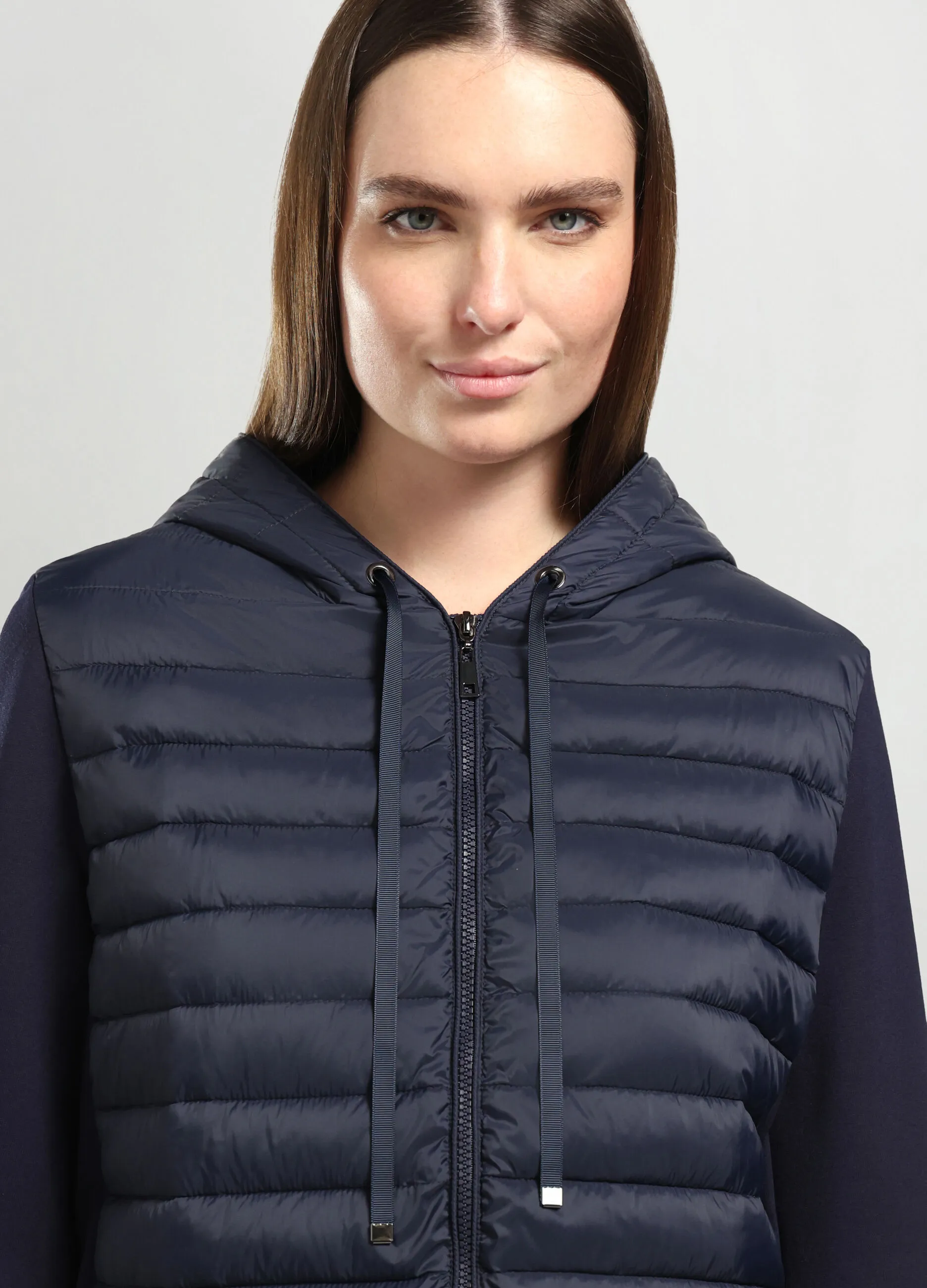 ROSA THEA  Giubbino imbottito con cappuccio donna curvy