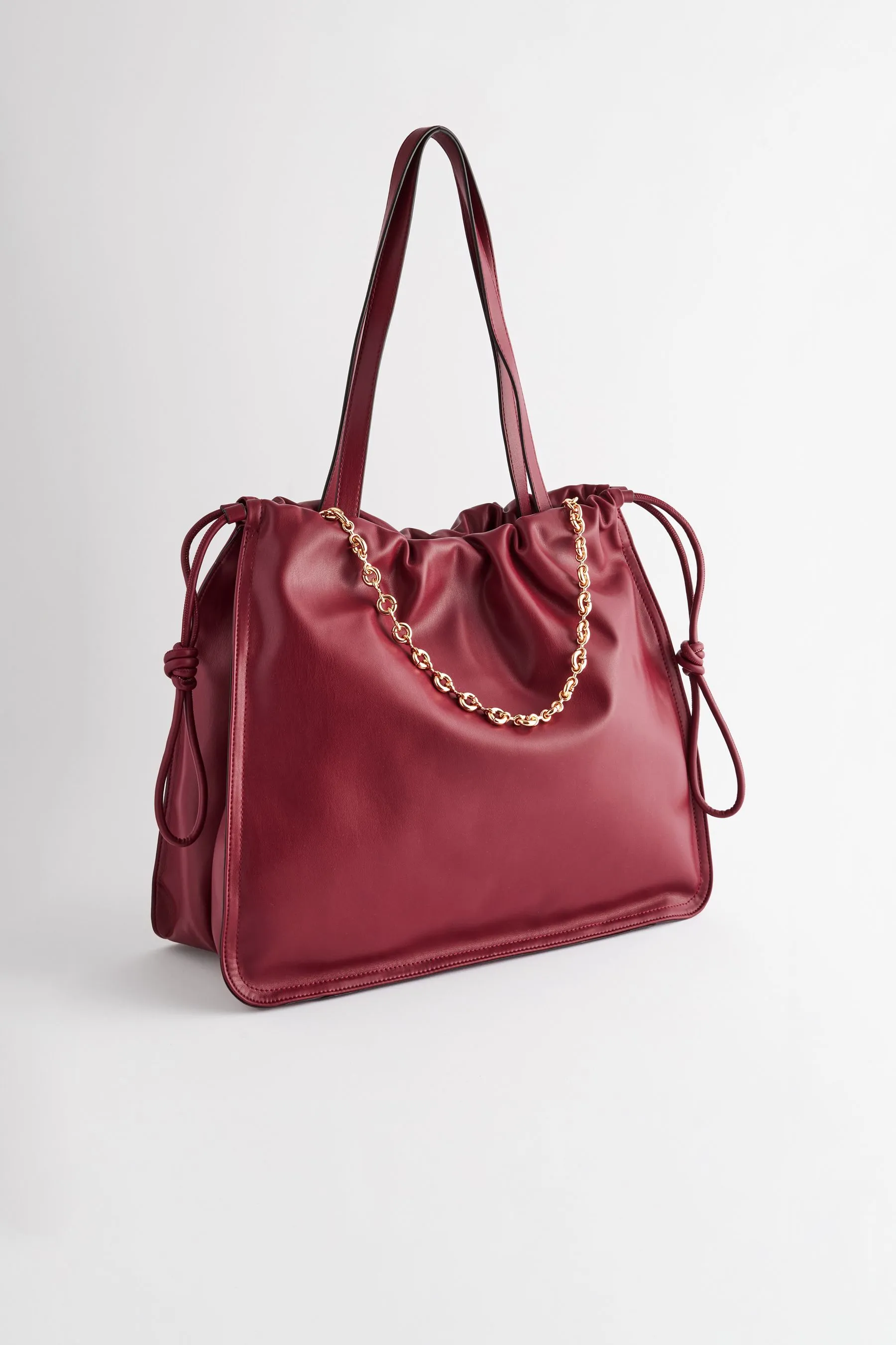 Rosso Bacca  - Borsa per spalle con catena