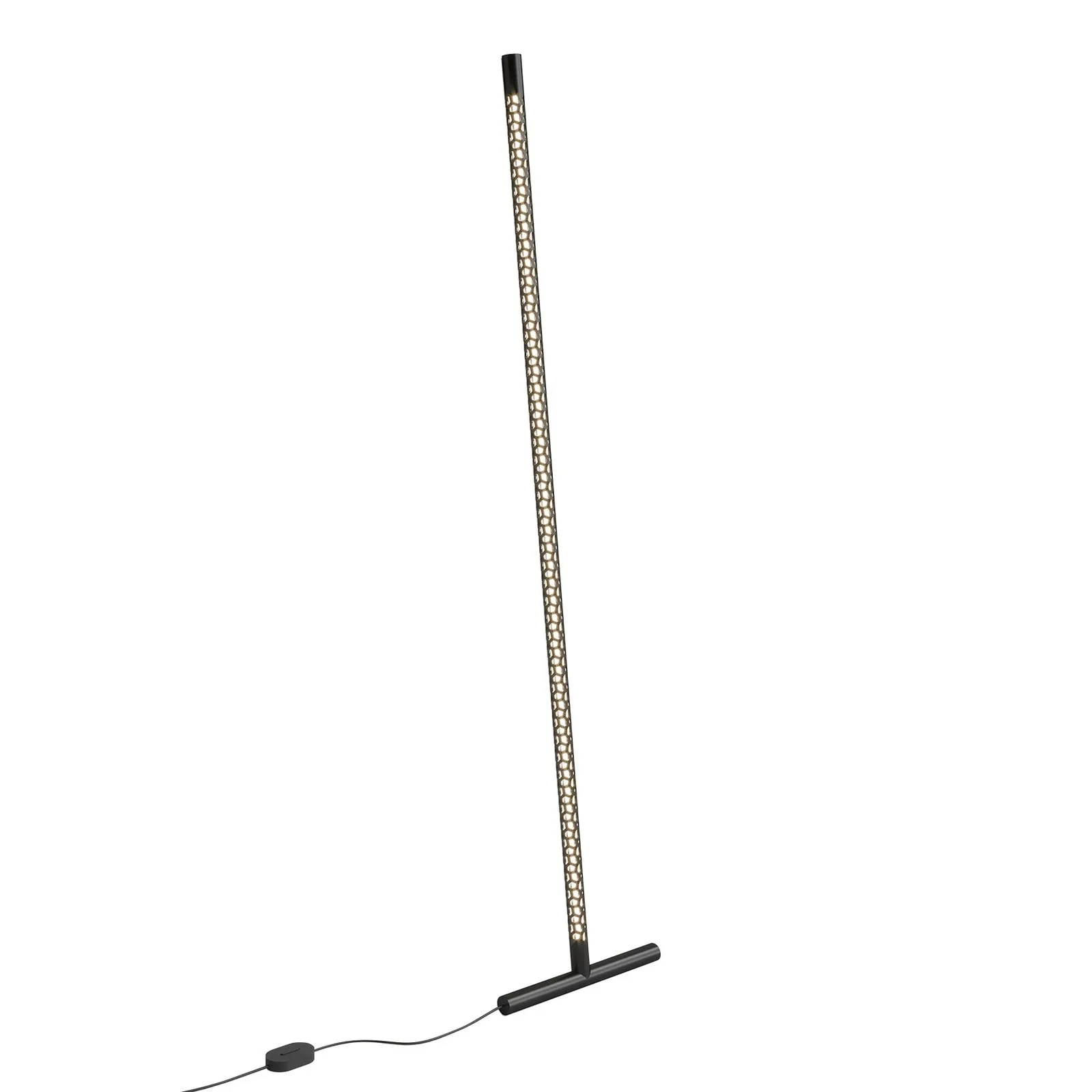 Rotaliana Squiggle F1 piantana LED nero satinato