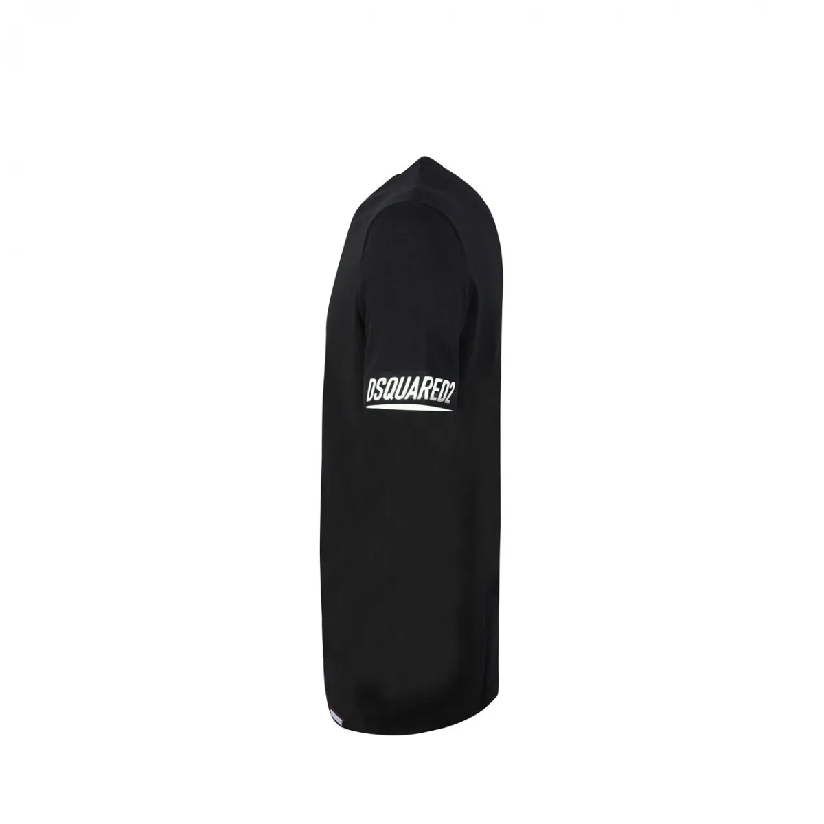 Round Neck T-Shirt, Nero Bianco