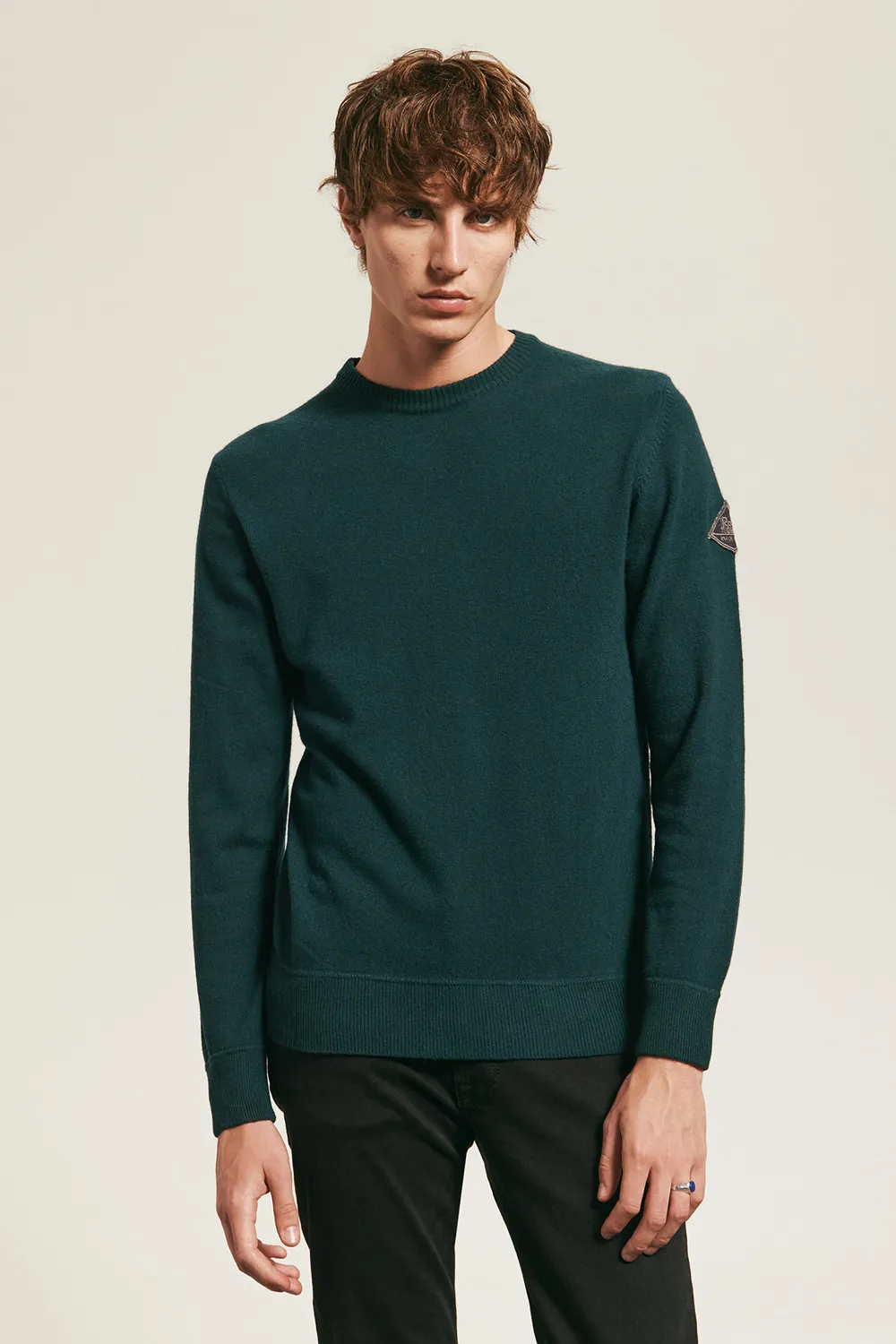 ROY ROGER’S Maglia Girocollo in Lana e Cashmere
