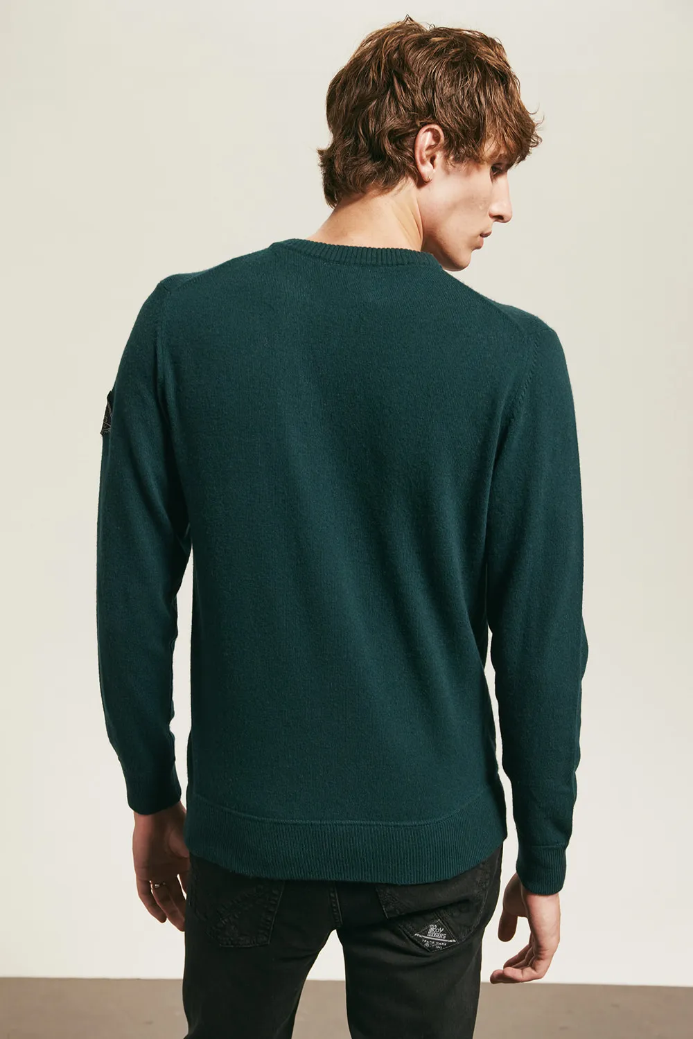 ROY ROGER’S Maglia Girocollo in Lana e Cashmere