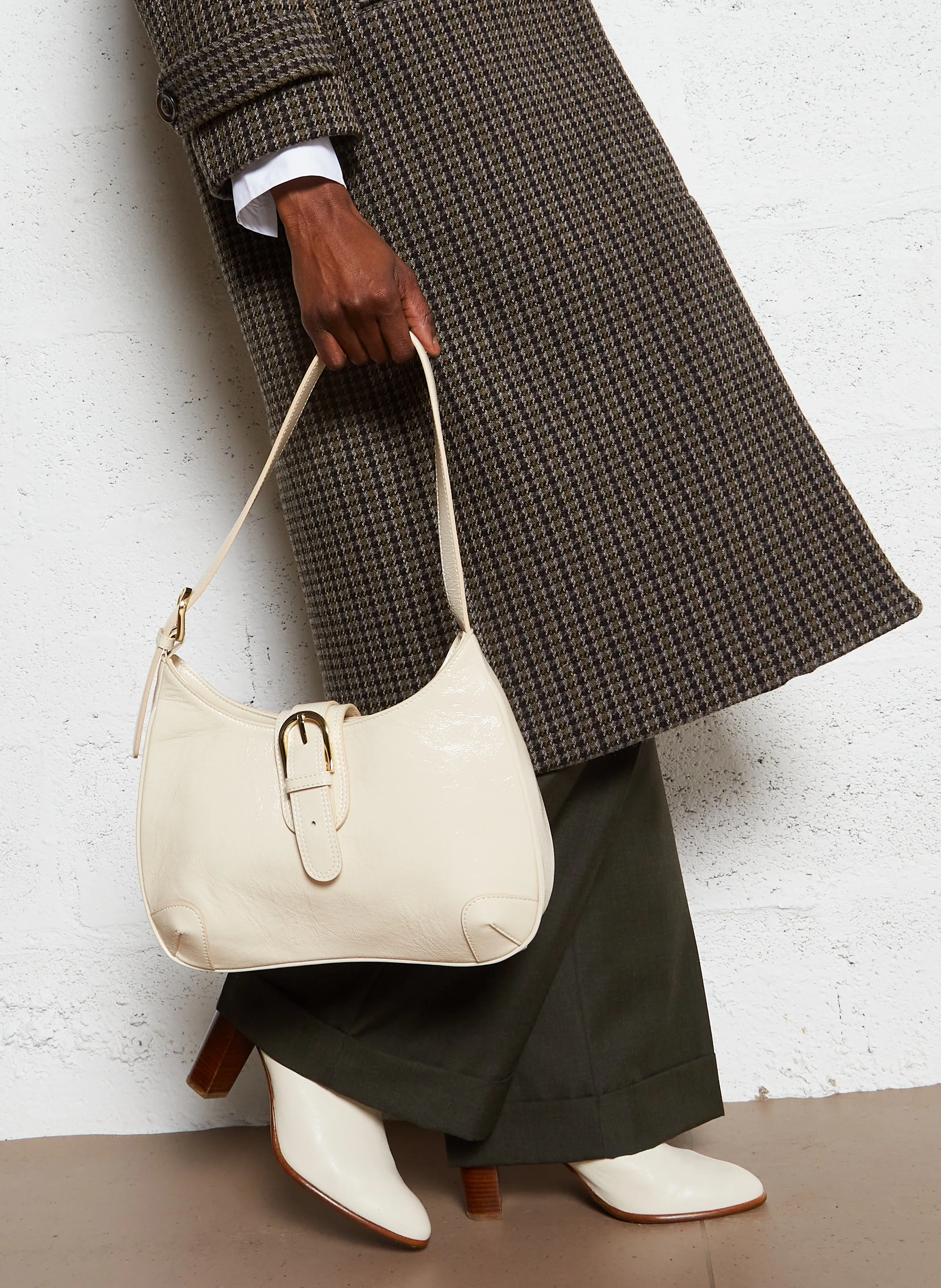  SAISON 1865   ELIANOR - Borsa a spalla in pelle | Bianco