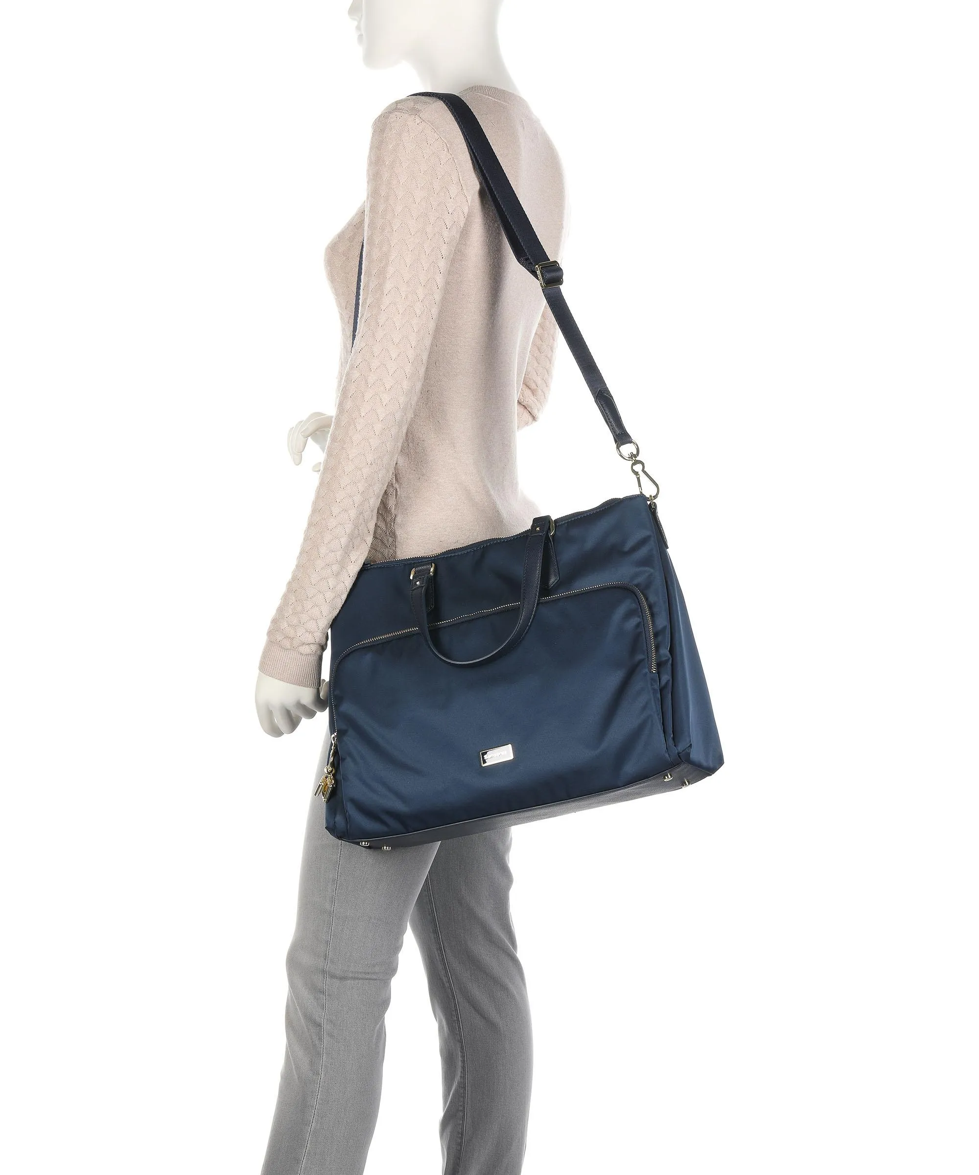  Samsonite Karissa Biz 2.0 Borsa a mano 14″ poliestere riciclato navy  