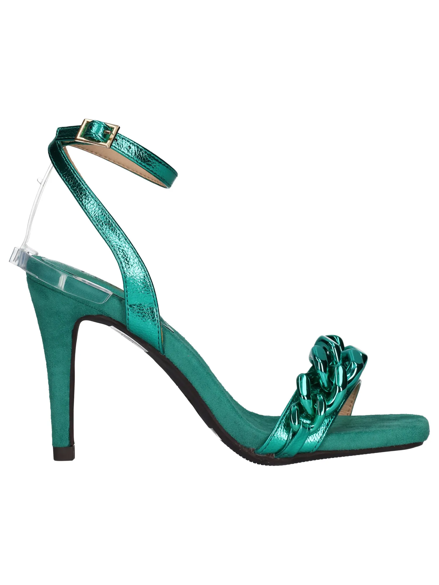 Sandalo con tacco fino Menbur da donna verde
