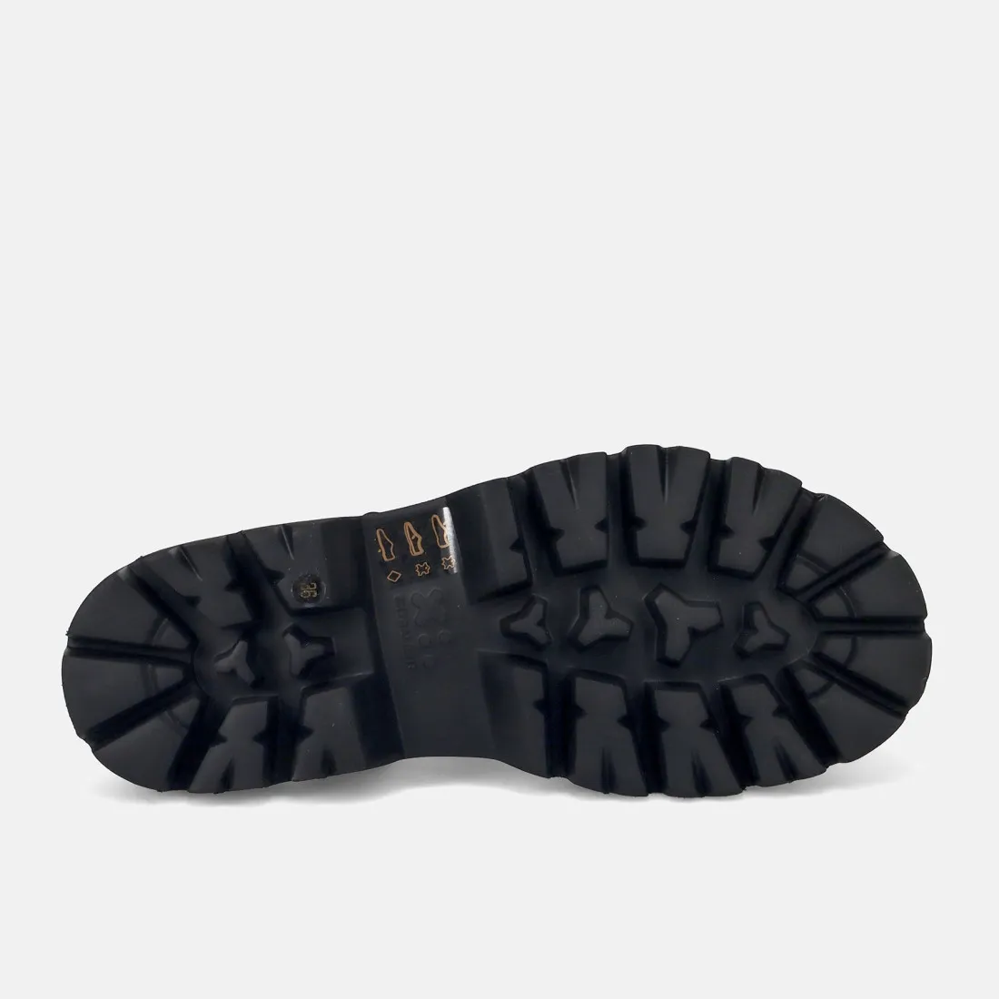 Sandalo da donna Officine Venete in pelle nera