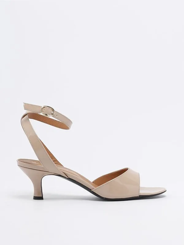 Sandalo donna Via Roma 15 in pelle lucida Blush