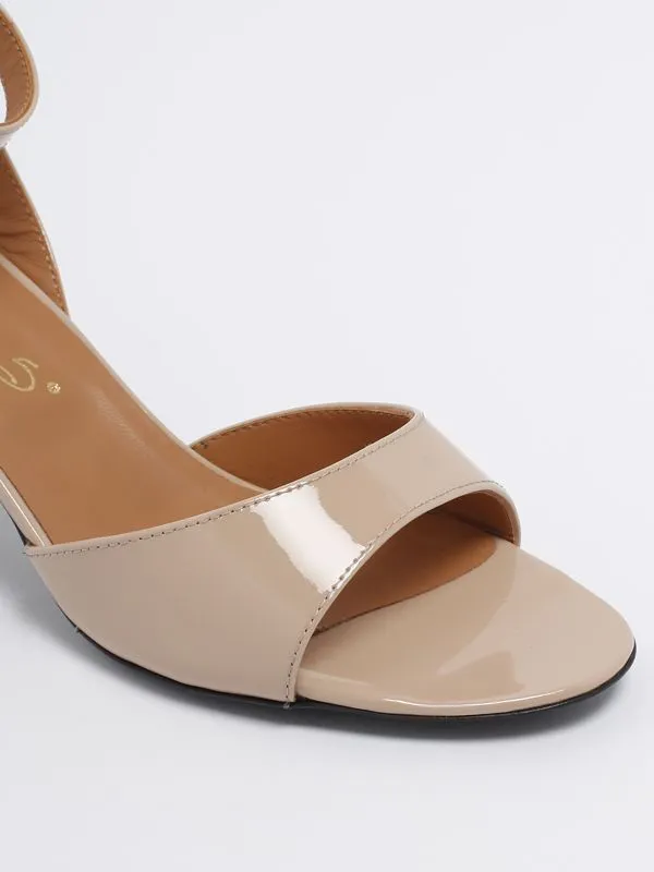 Sandalo donna Via Roma 15 in pelle lucida Blush
