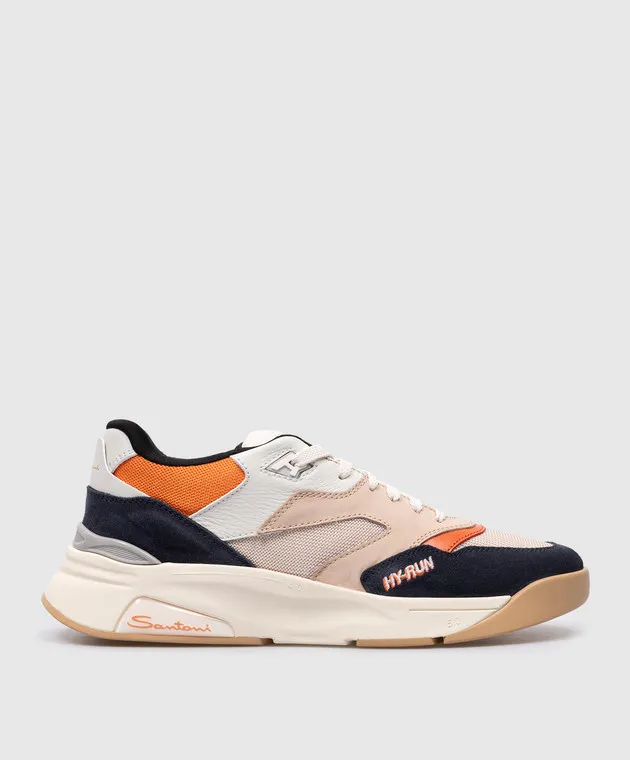 Santoni Scarpe da ginnastica combinate HY-RUN MBHR21918PMIHNNR
