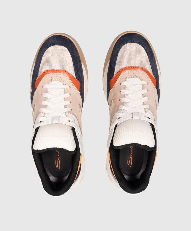 Santoni Scarpe da ginnastica combinate HY-RUN MBHR21918PMIHNNR