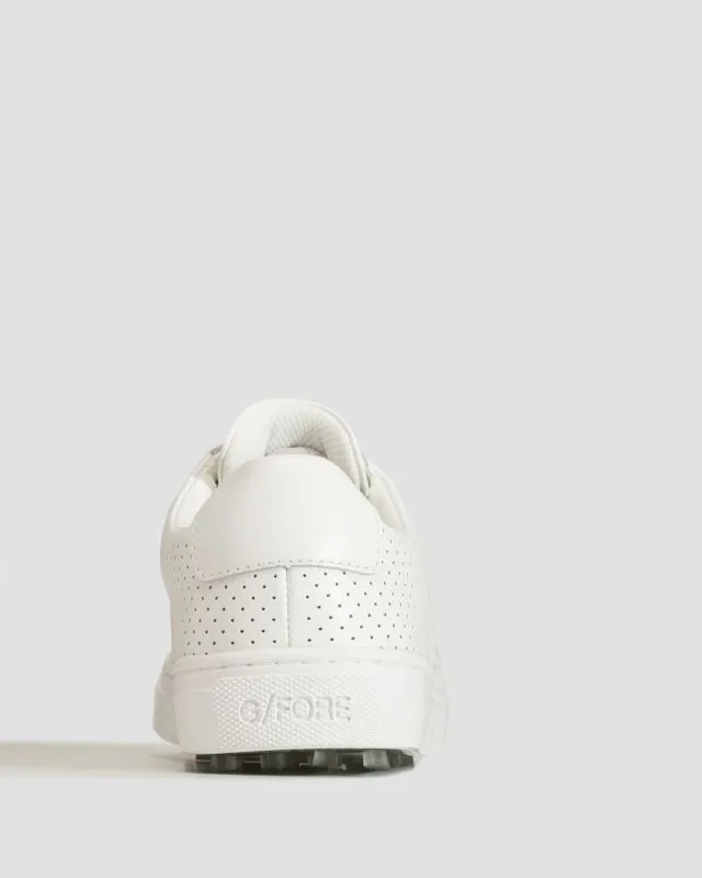 Scarpe bianche da golf da donna G/Fore Perforated Durf