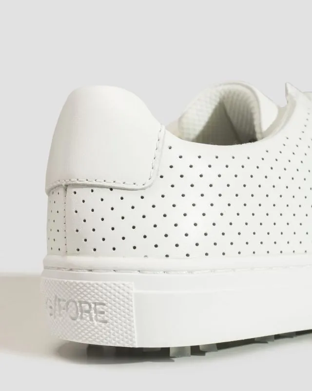 Scarpe bianche da golf da donna G/Fore Perforated Durf