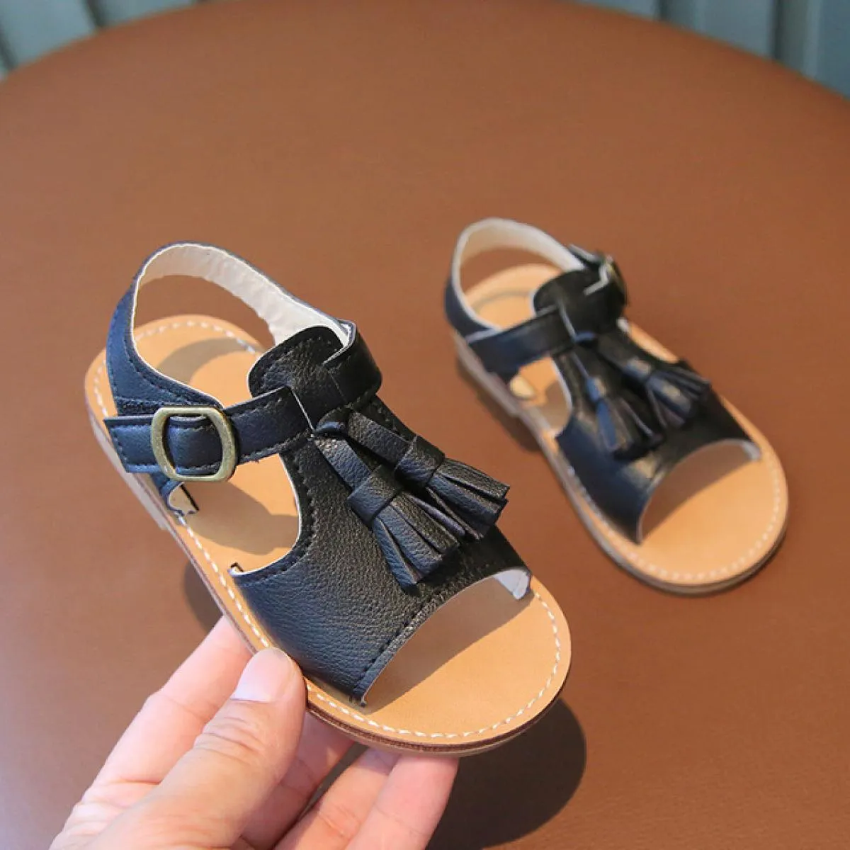 Scarpe da bambina bianche Sandali da bambino Scarpe da bambino Ragazza Sandali bianchi Scarpe da bambina