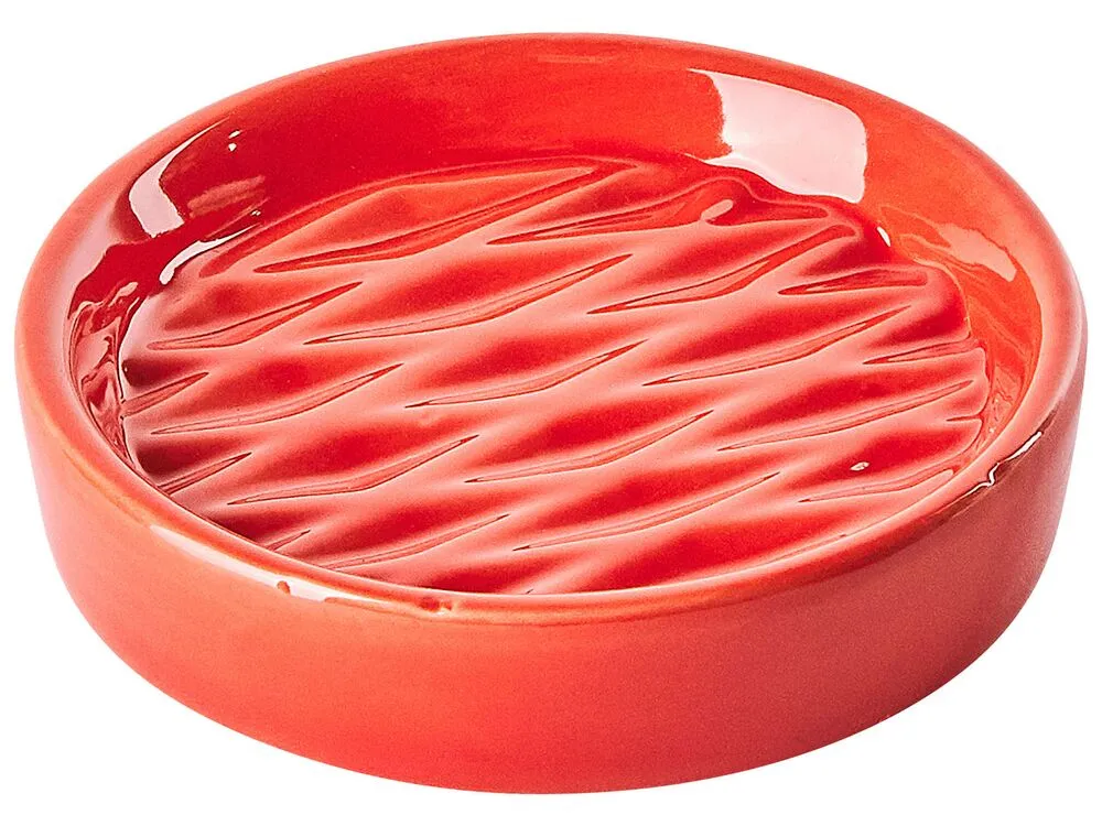 Set da 3 accessori per il bagno BELEM Ceramica Rosso