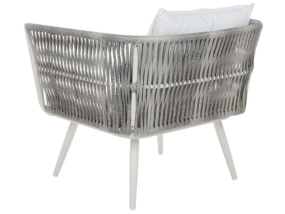 Set da giardino con tavolo 4 posti RAGUSA Bianco sporco