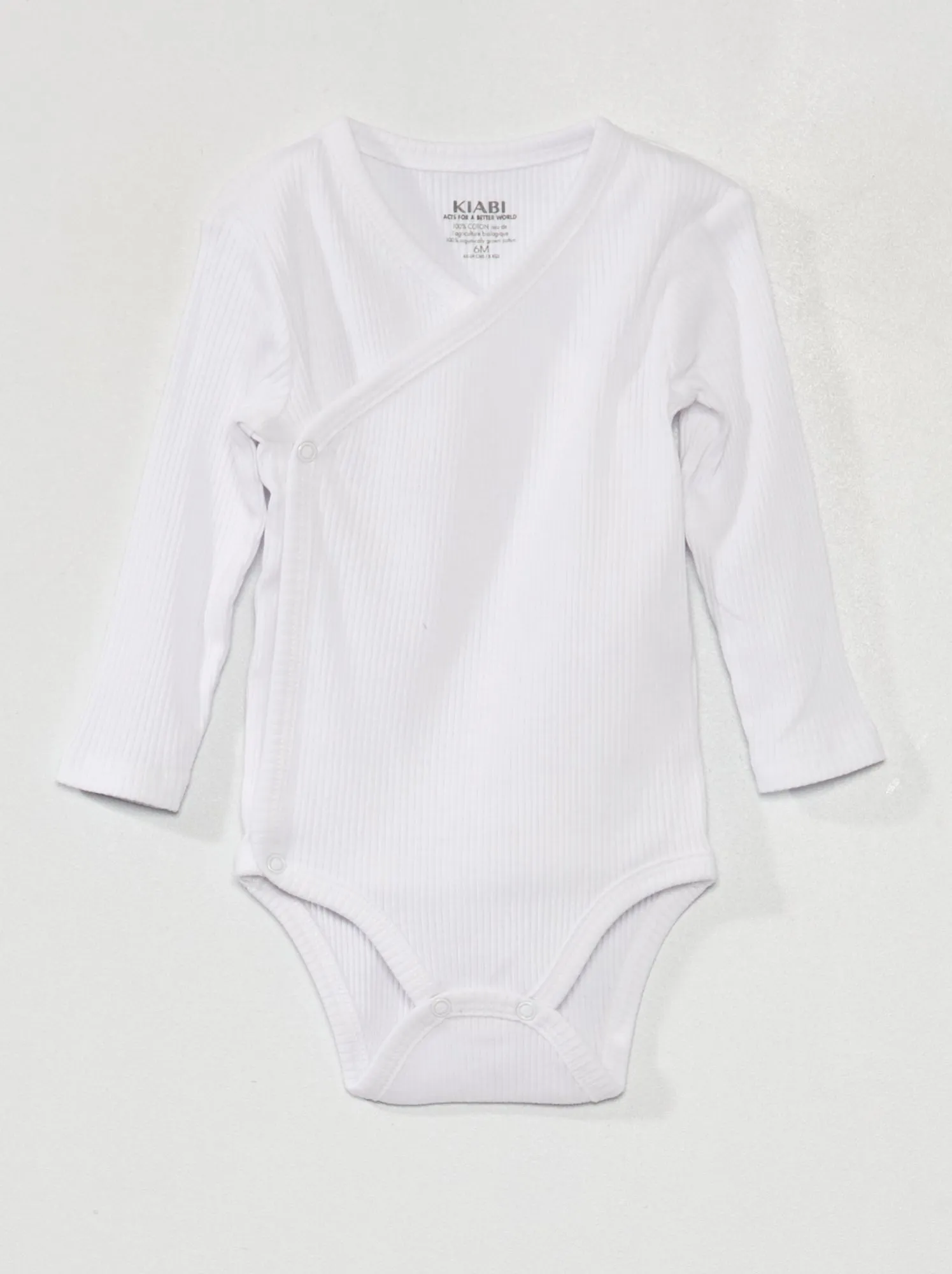 Set di 3 body in maglia a coste - 3 pezzi - BLU