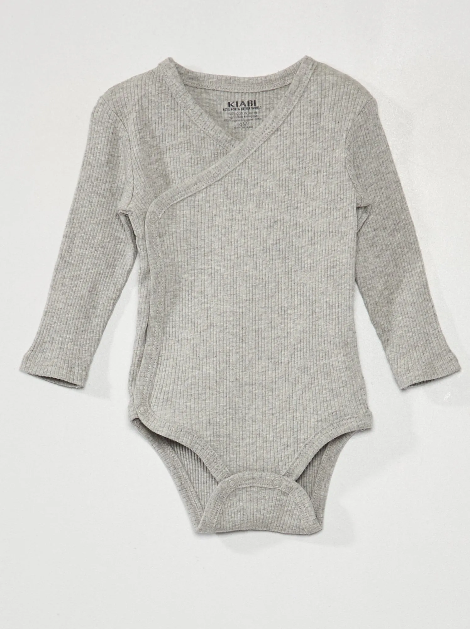 Set di 3 body in maglia a coste - 3 pezzi - BLU