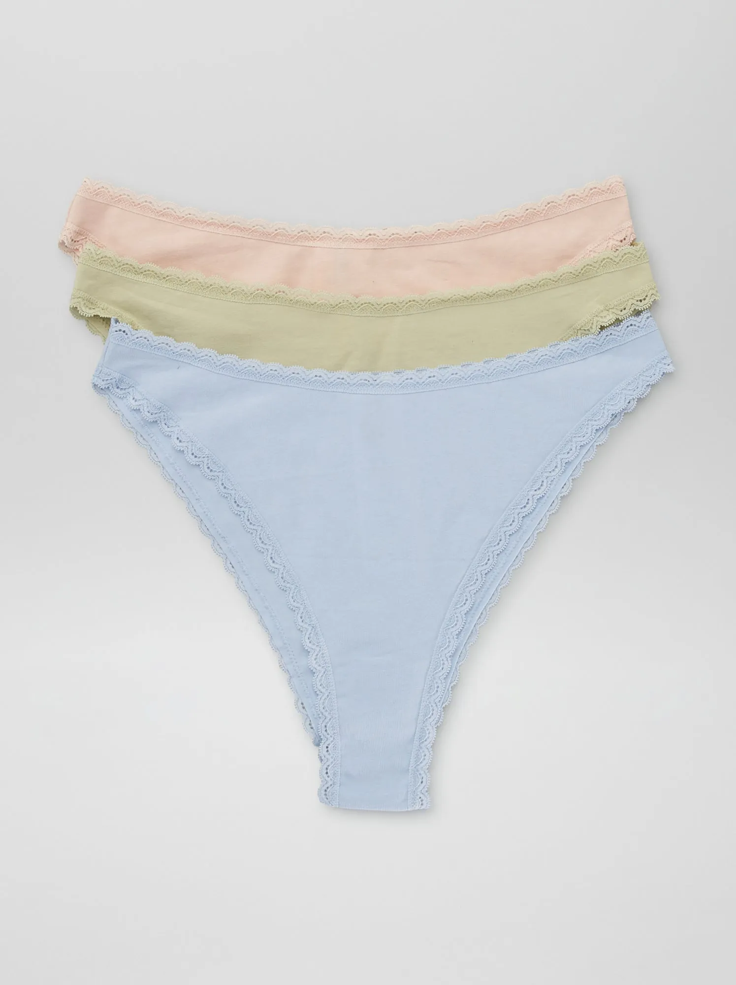 Set di 3 tanga - ROSA