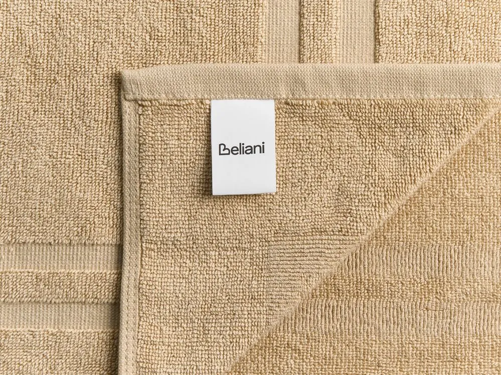 Set di 9 asciugamani ATAI Cotone Beige sabbia
