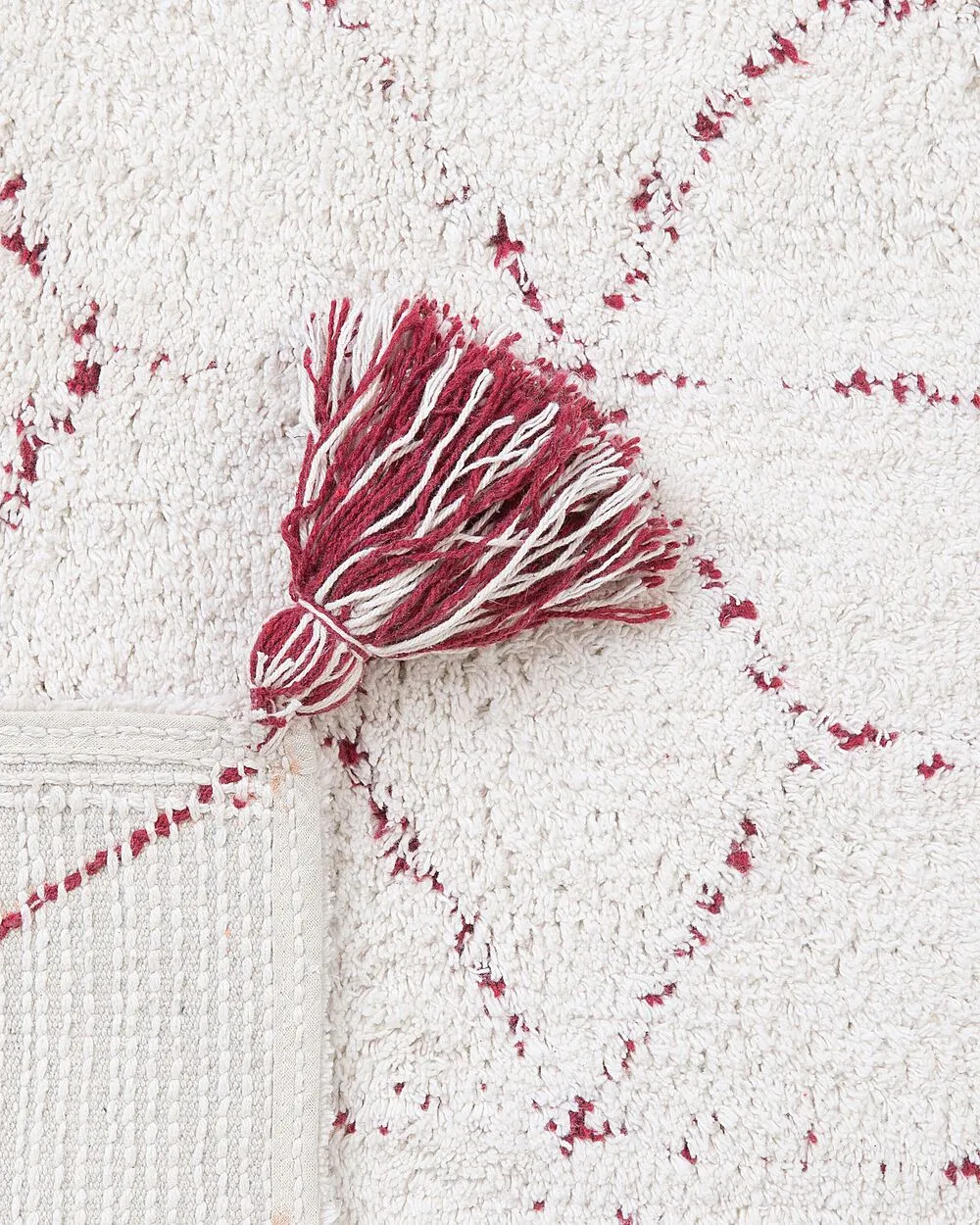 Shaggy Area Rug 80 x 150 cm White SAKARYA