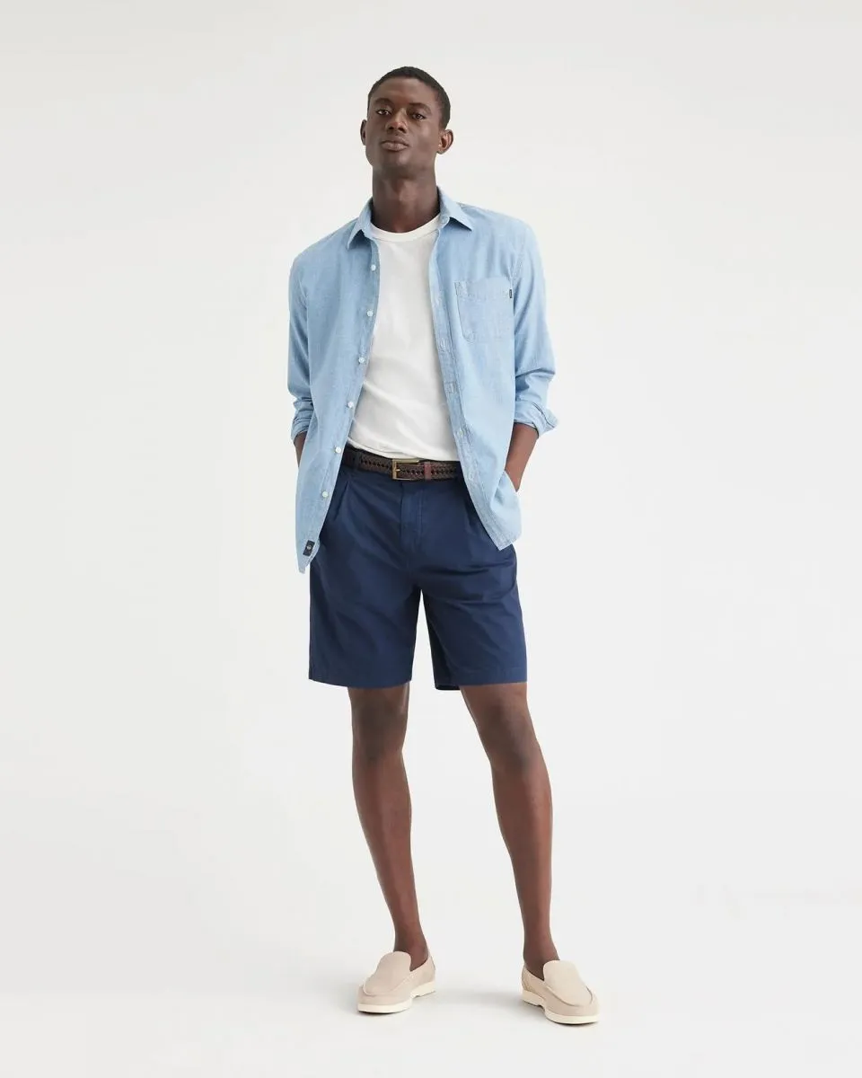 SHORTS E BERMUDA Uomo DOCKERS A7546 0001 OROGINAL PLEATED 0001 NAVY