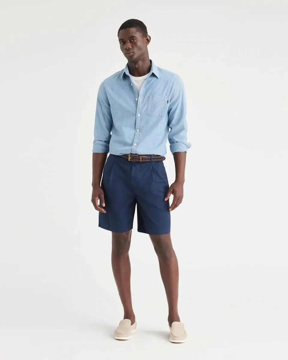 SHORTS E BERMUDA Uomo DOCKERS A7546 0001 OROGINAL PLEATED 0001 NAVY