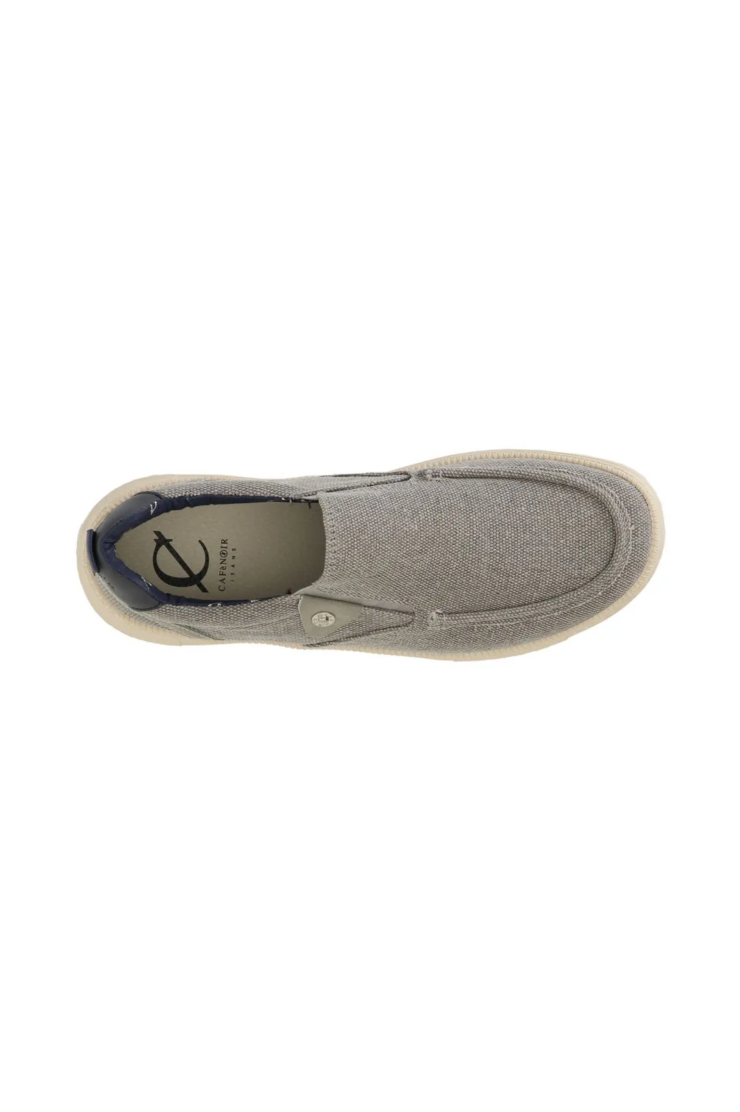 slip-on in tessuto grigio