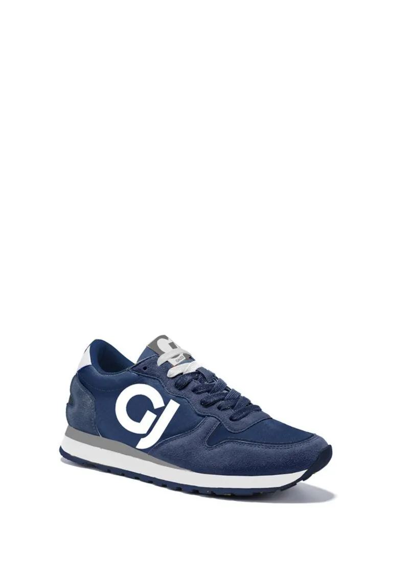 Sneaker in pelle e nylon