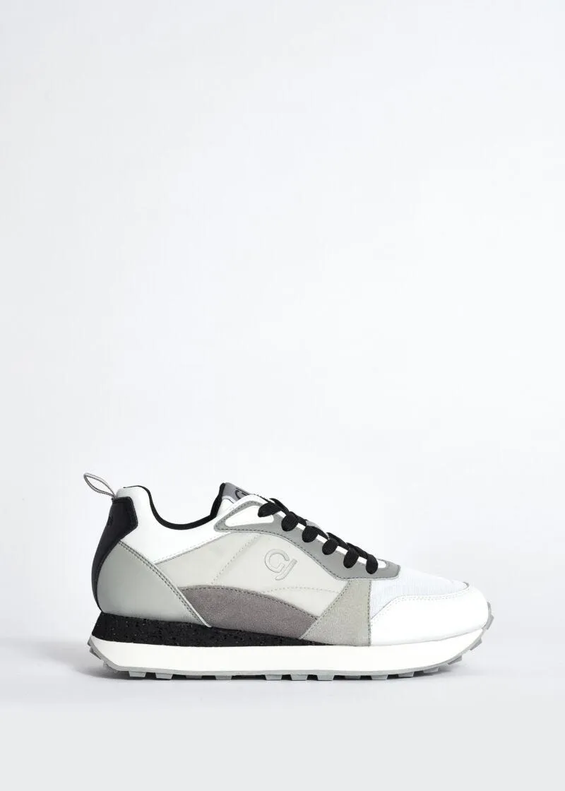 Sneaker running in pelle e nylon