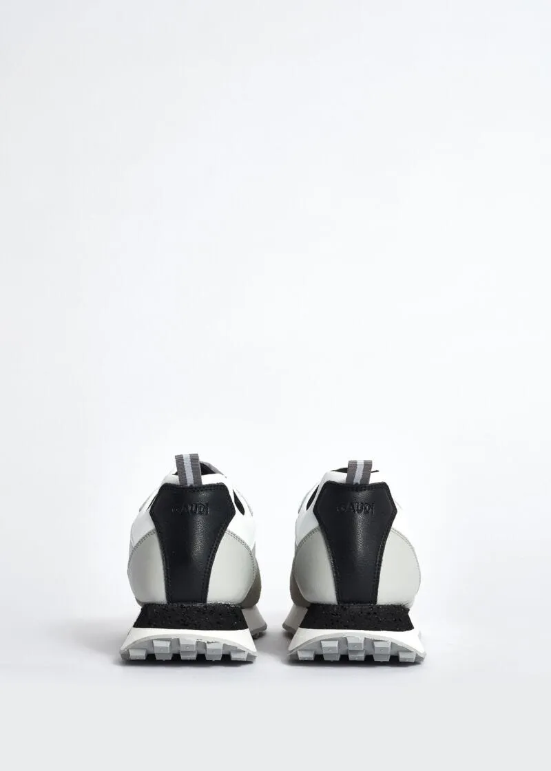 Sneaker running in pelle e nylon