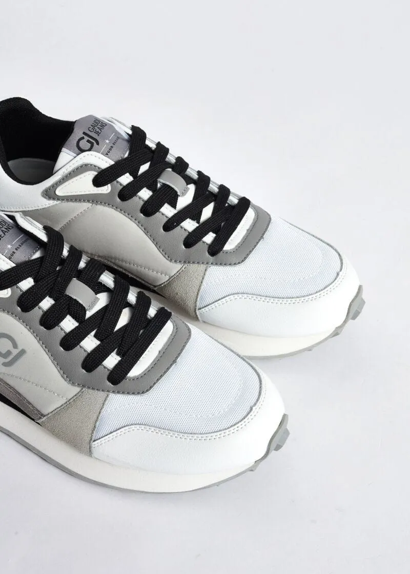 Sneaker running in pelle e nylon