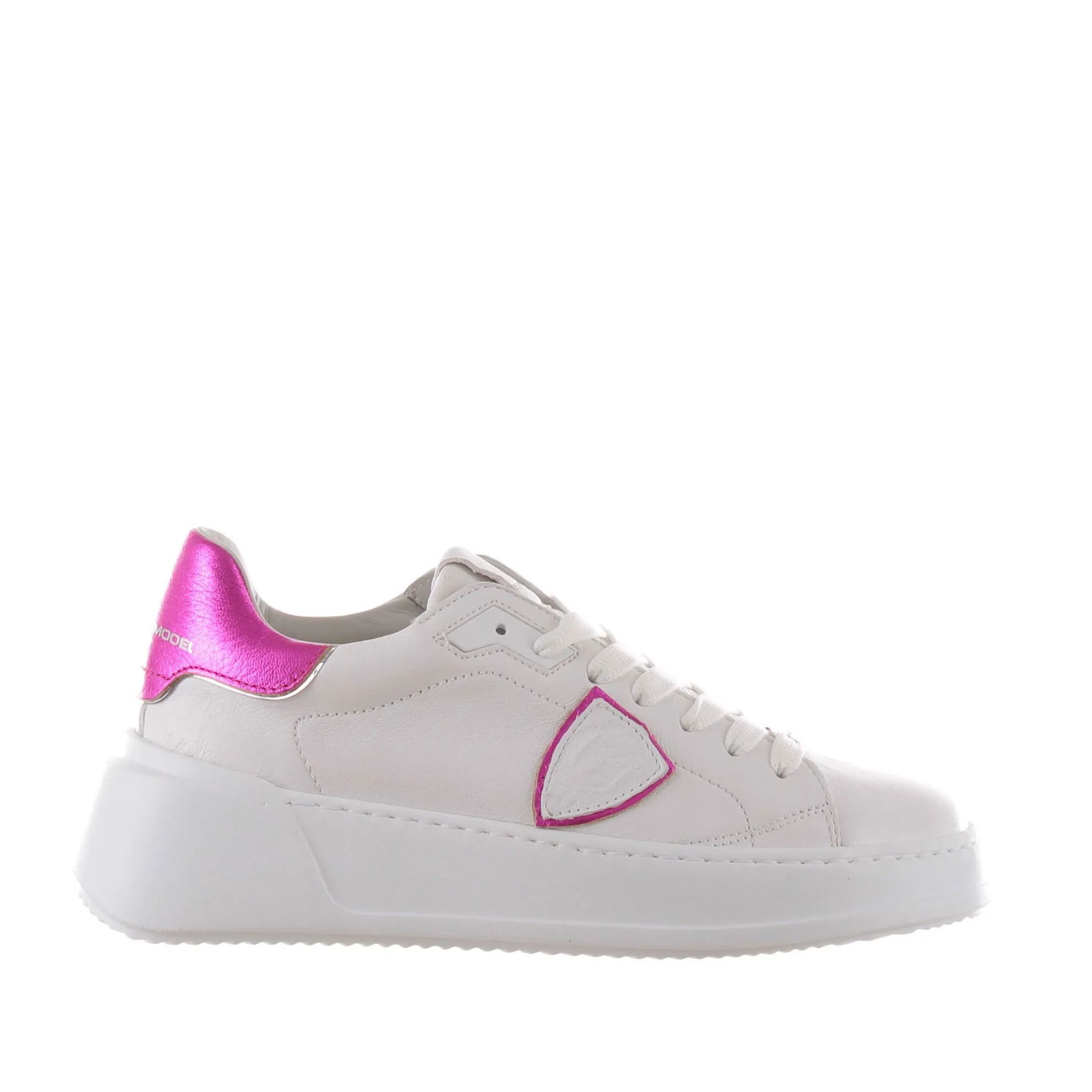 Sneaker tres temple in pelle