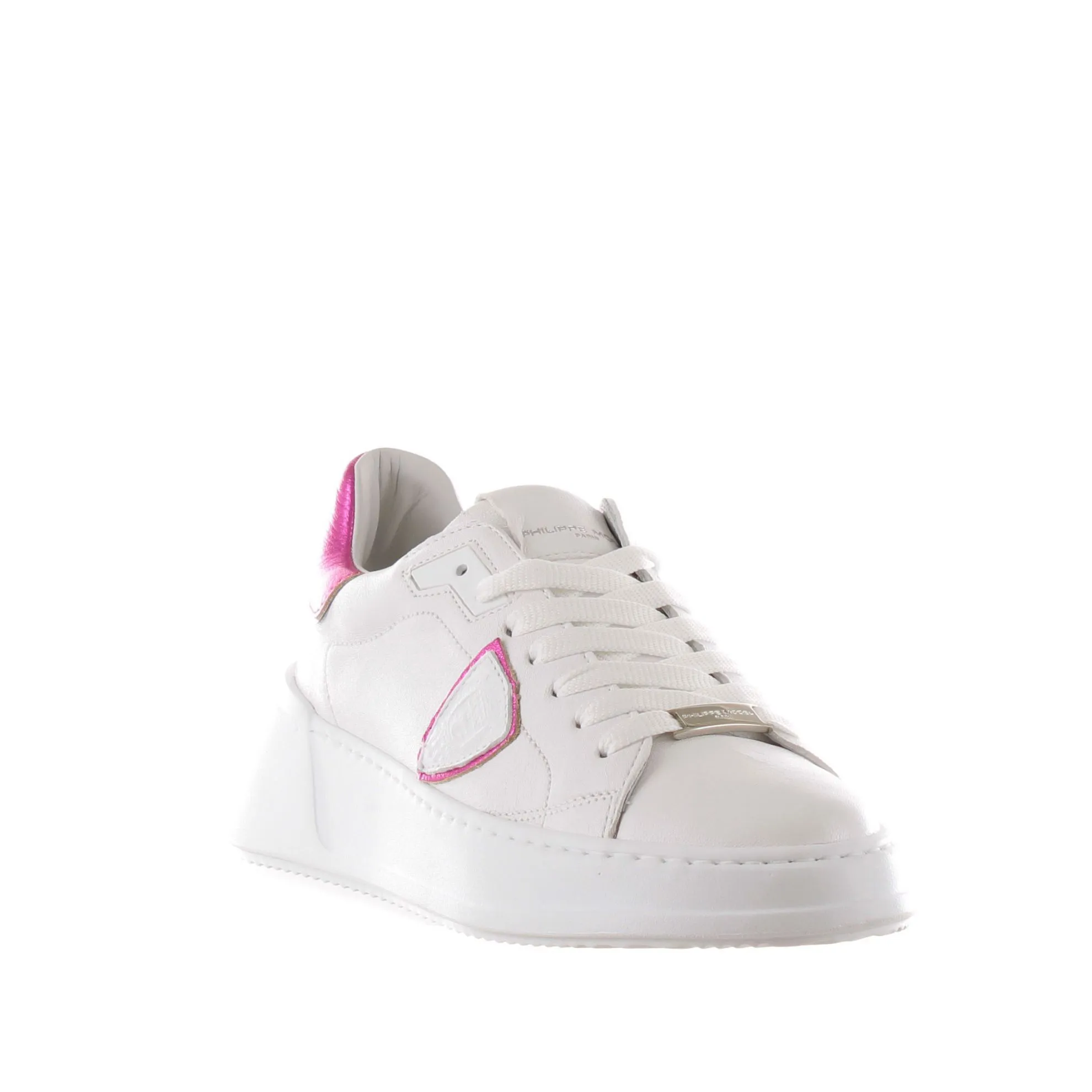 Sneaker tres temple in pelle