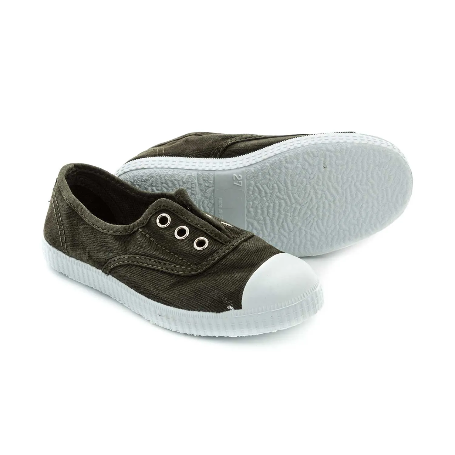 Sneaker Unisex In Tessuto Color Kaki