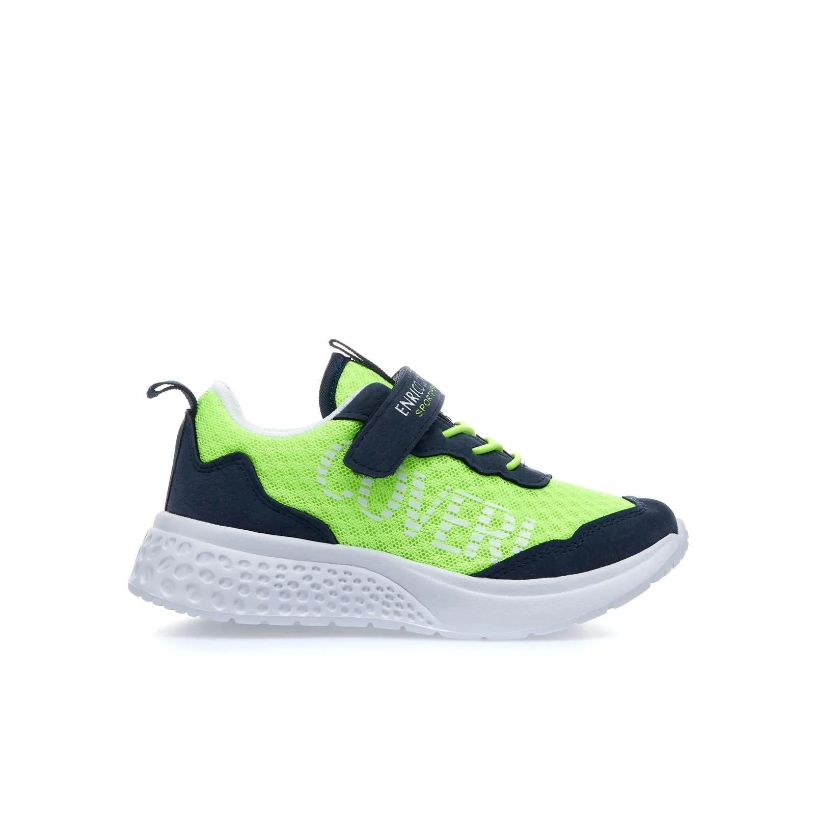 Sneakers blu bicolor in tessuto