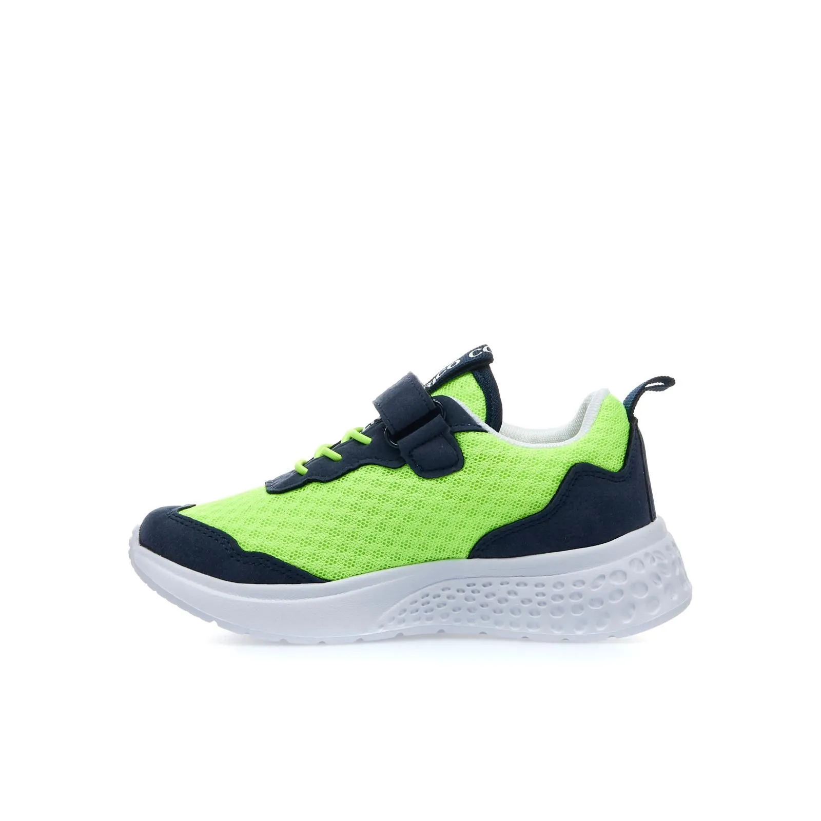 Sneakers blu bicolor in tessuto
