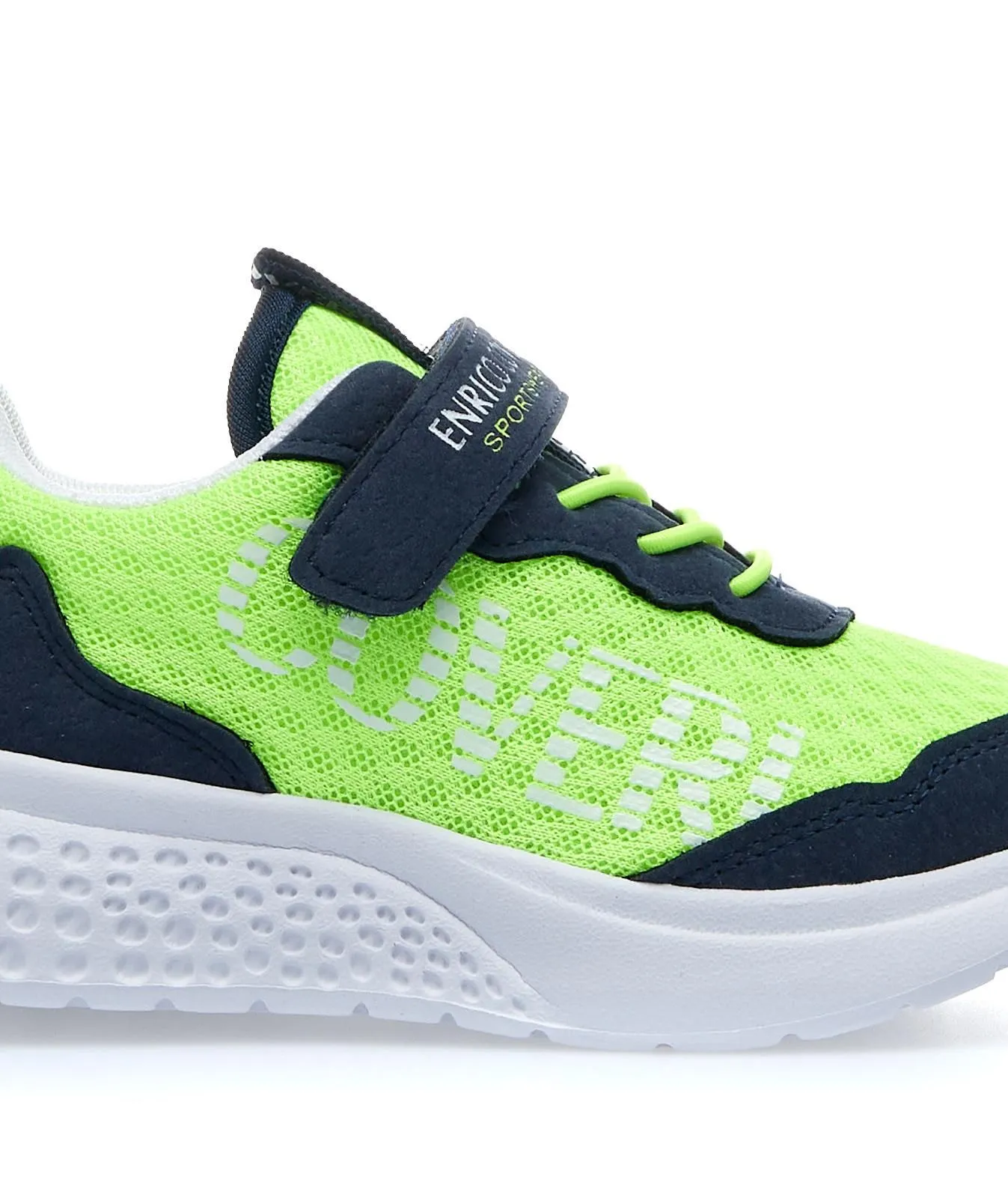 Sneakers blu bicolor in tessuto