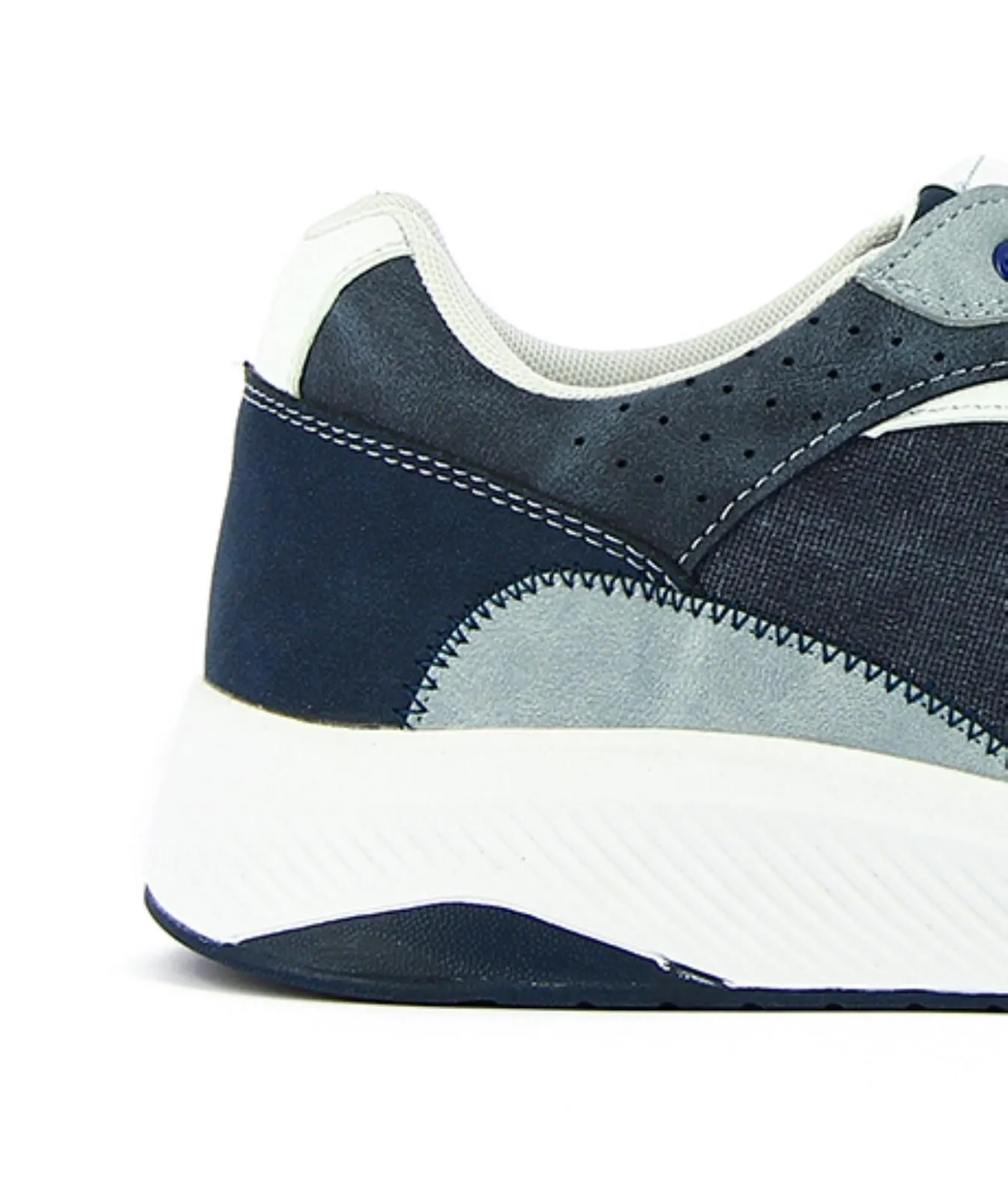 Sneakers blu in tessuto