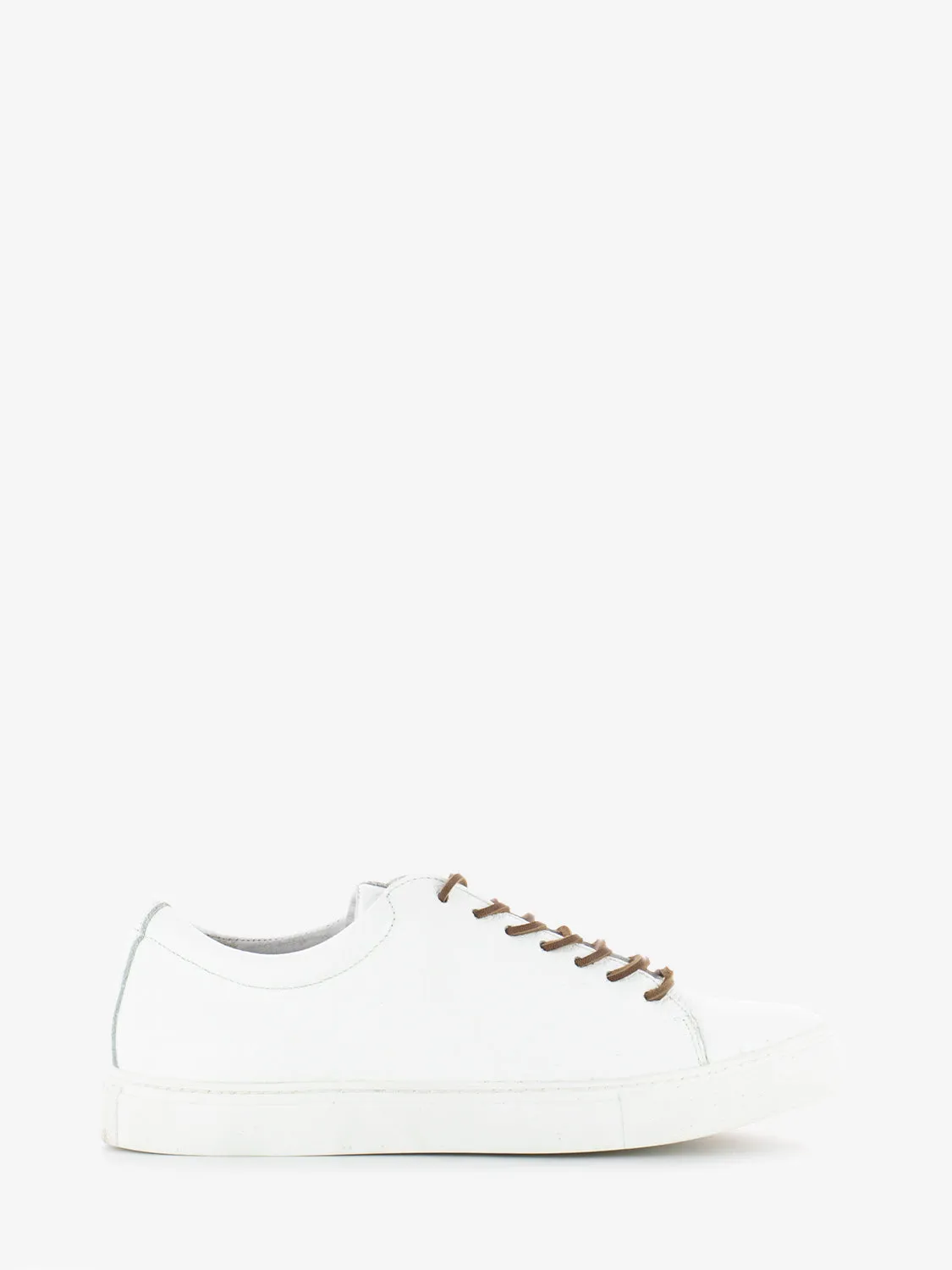 Sneakers in pelle bianca