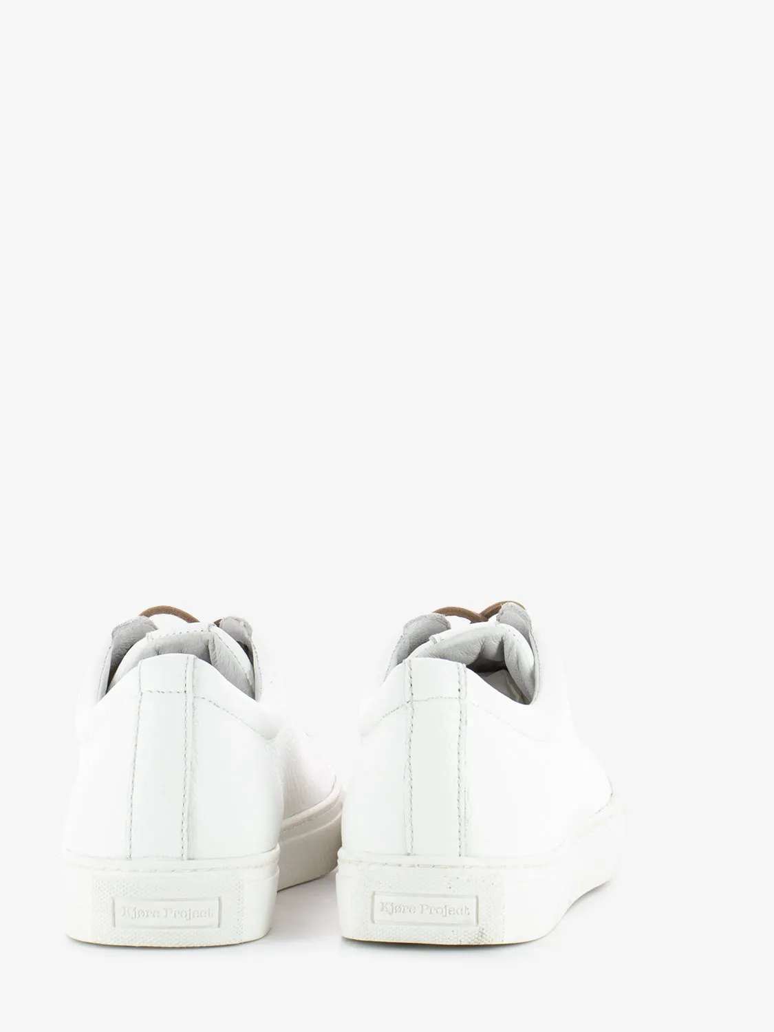 Sneakers in pelle bianca