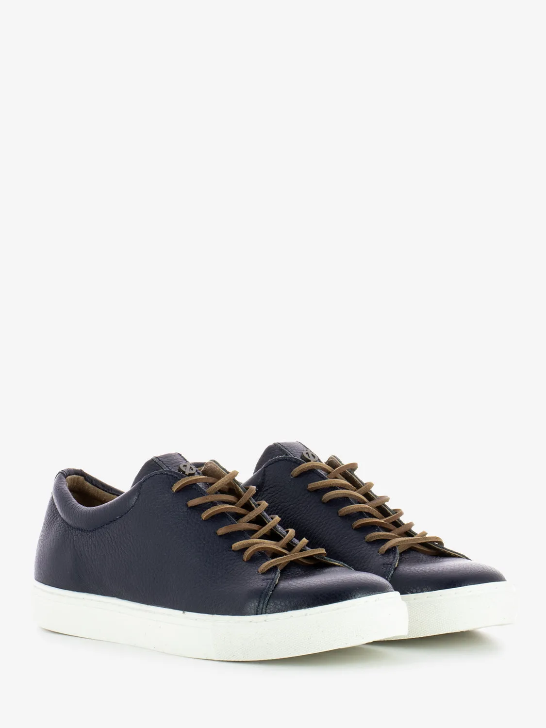 Sneakers in pelle blu