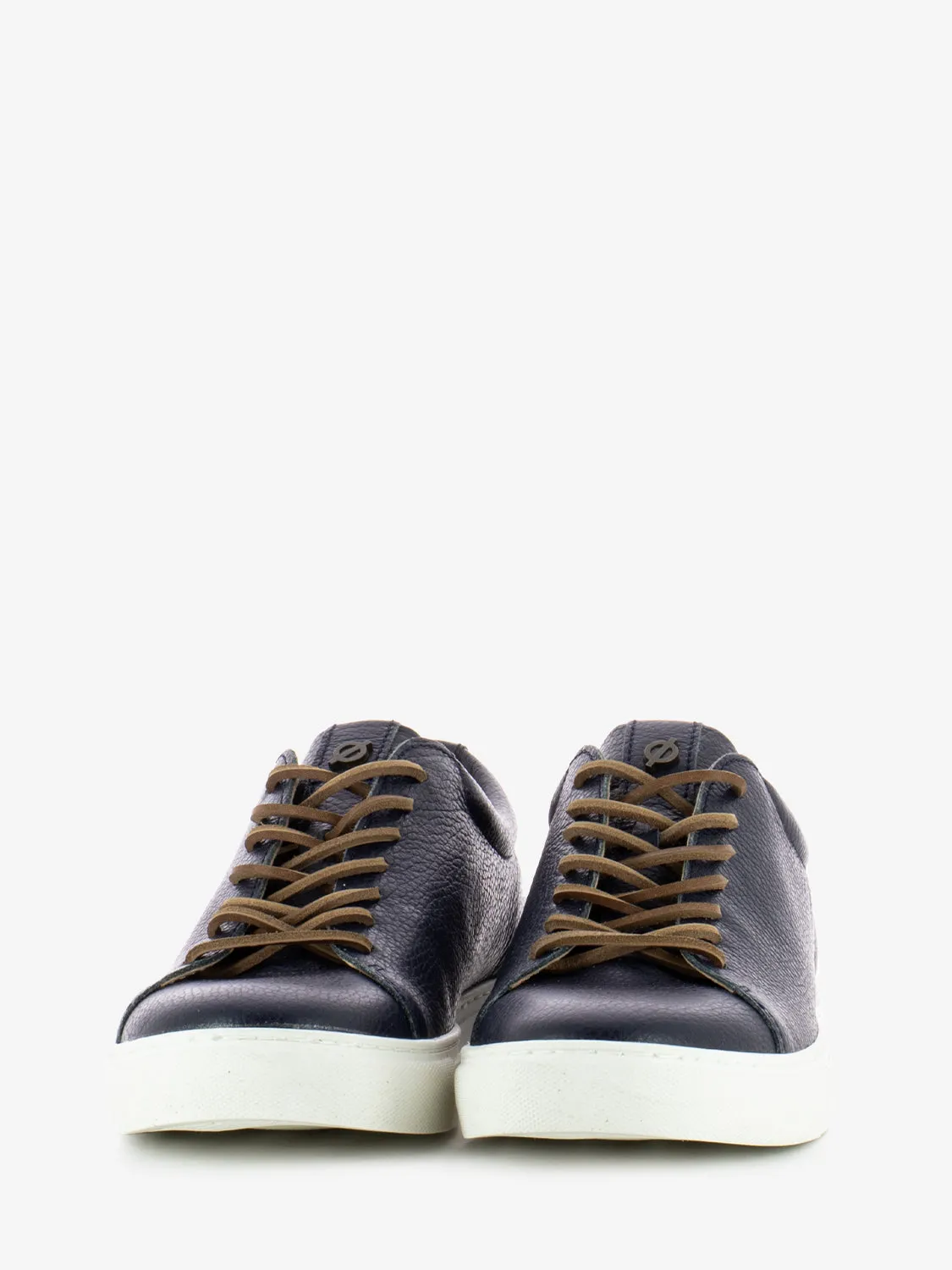 Sneakers in pelle blu