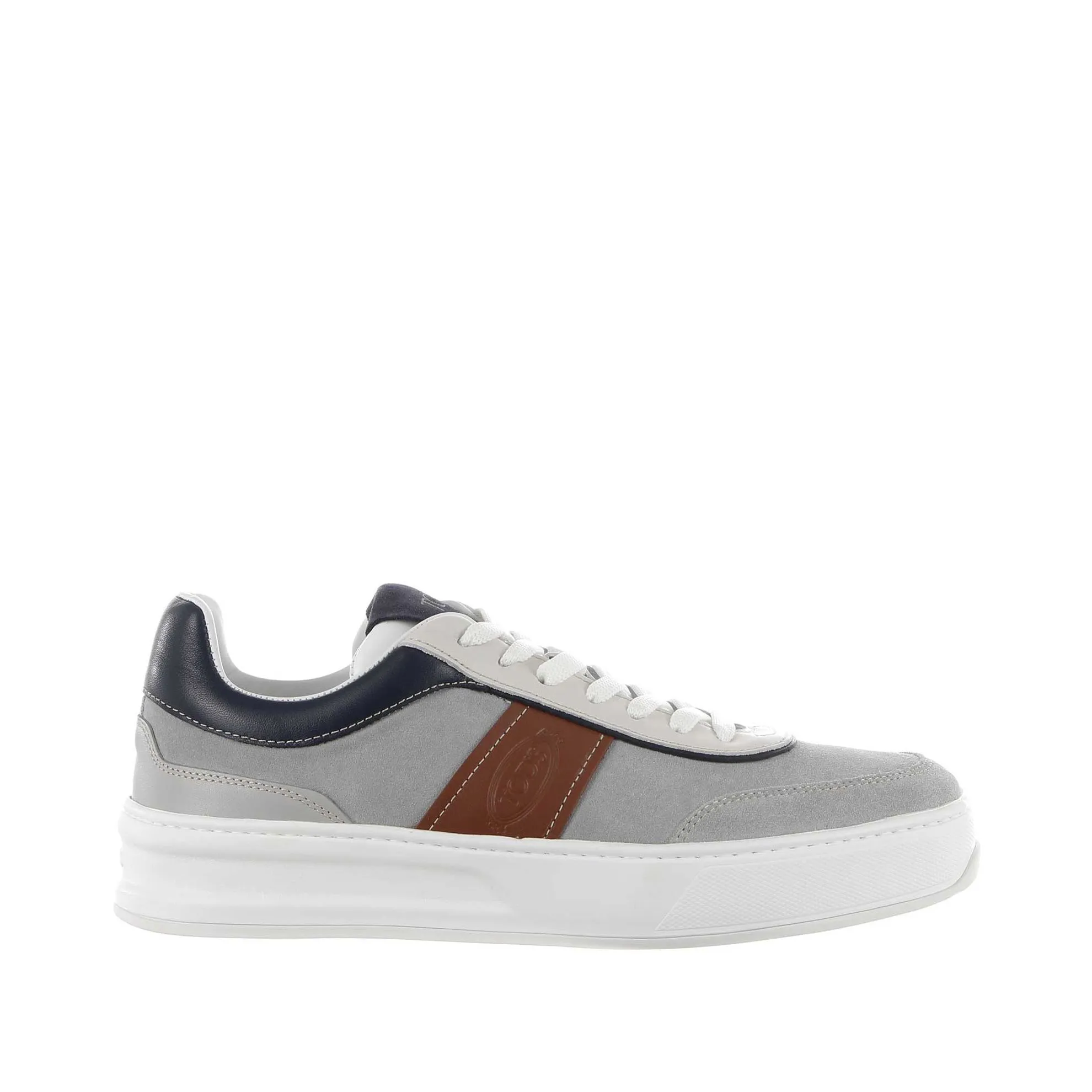 Sneakers in pelle scamosciata