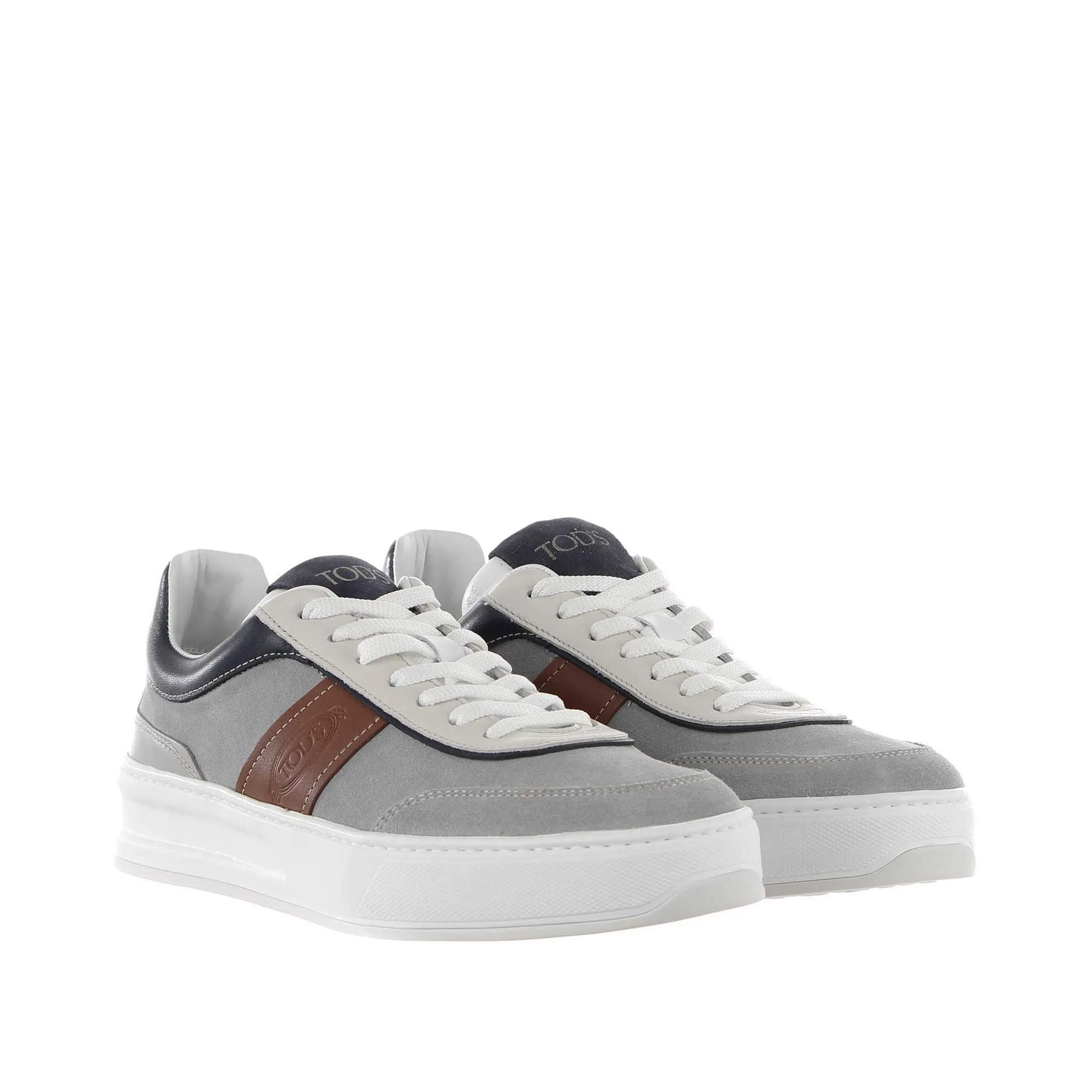 Sneakers in pelle scamosciata