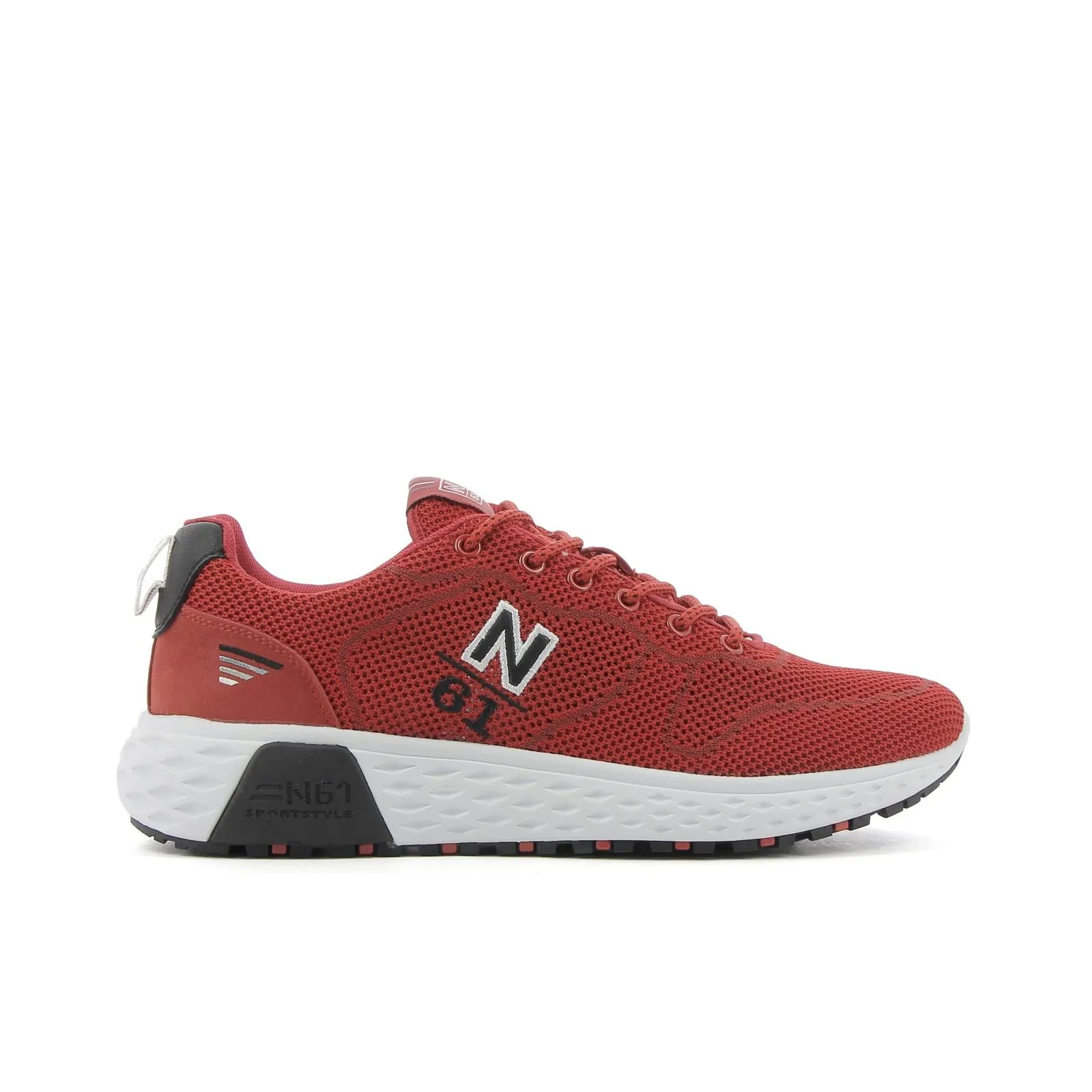 Sneakers rosse in tessuto