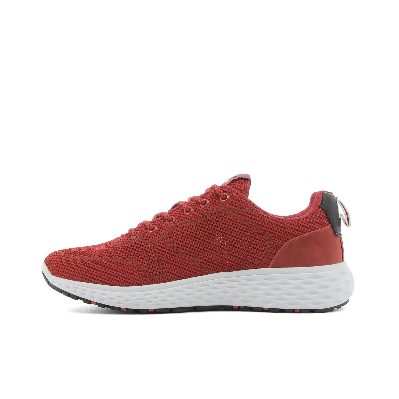 Sneakers rosse in tessuto
