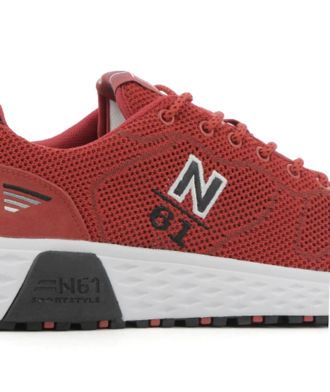 Sneakers rosse in tessuto