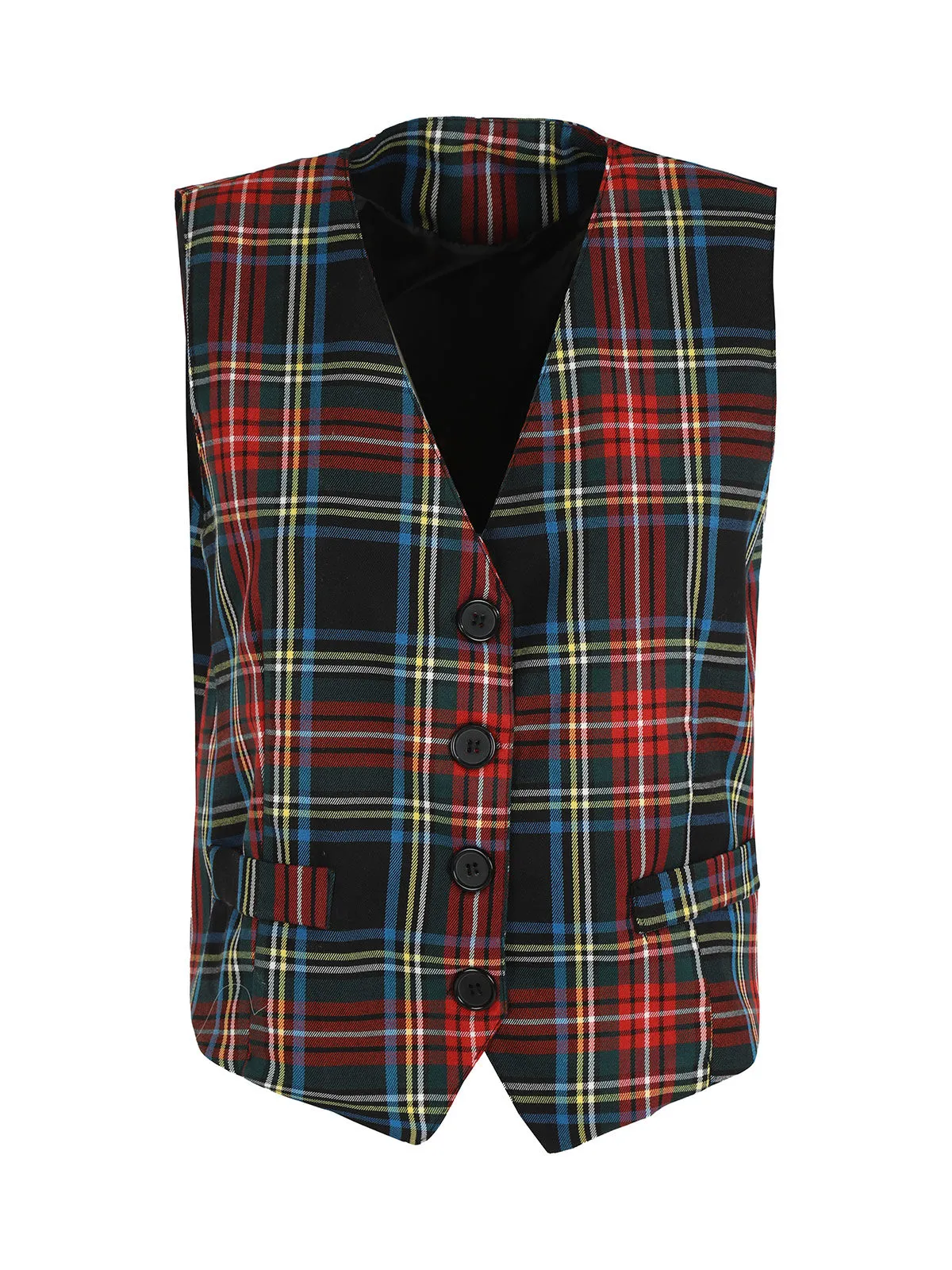 Solada Gilet femme écossais