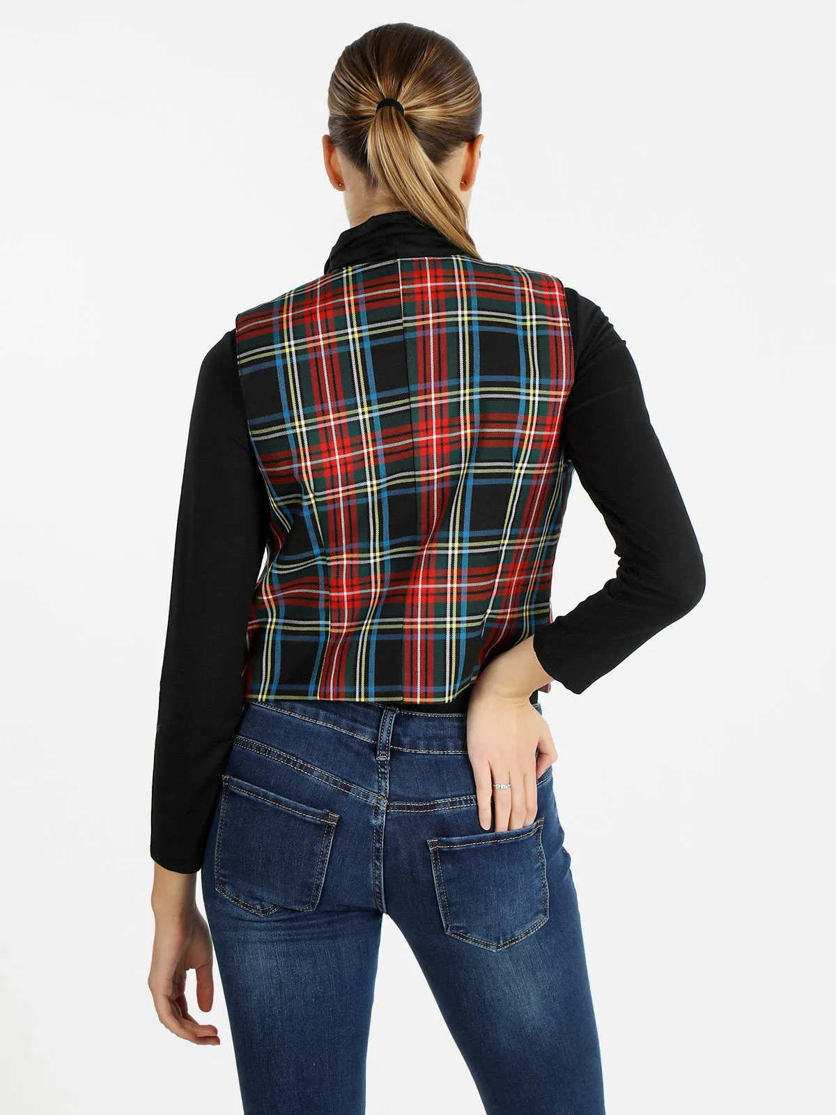 Solada Gilet femme écossais