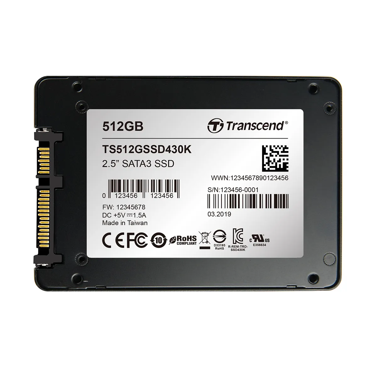 SSD Transcend Interno 512 GB SATA III